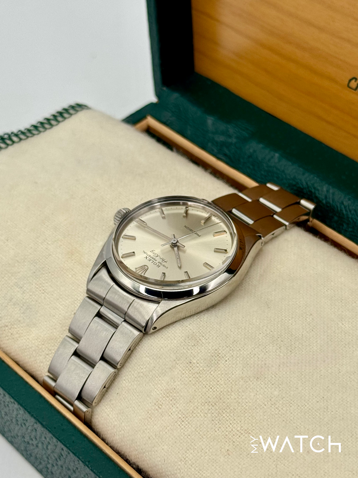 1973 Rolex Air-King 34mm 5500 Stainless Steel Oyster Silver Dial
