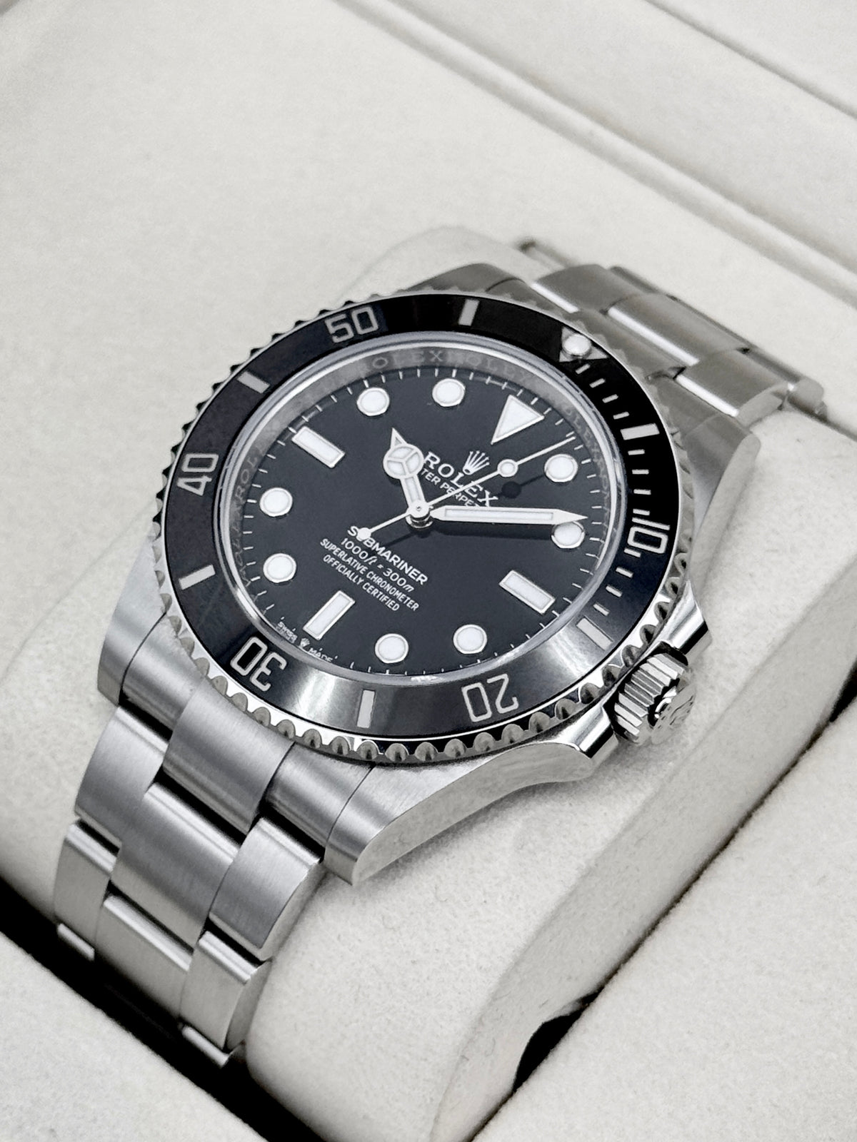 2025 Rolex Submariner 41mm 124060 Stainless Steel Black Dial