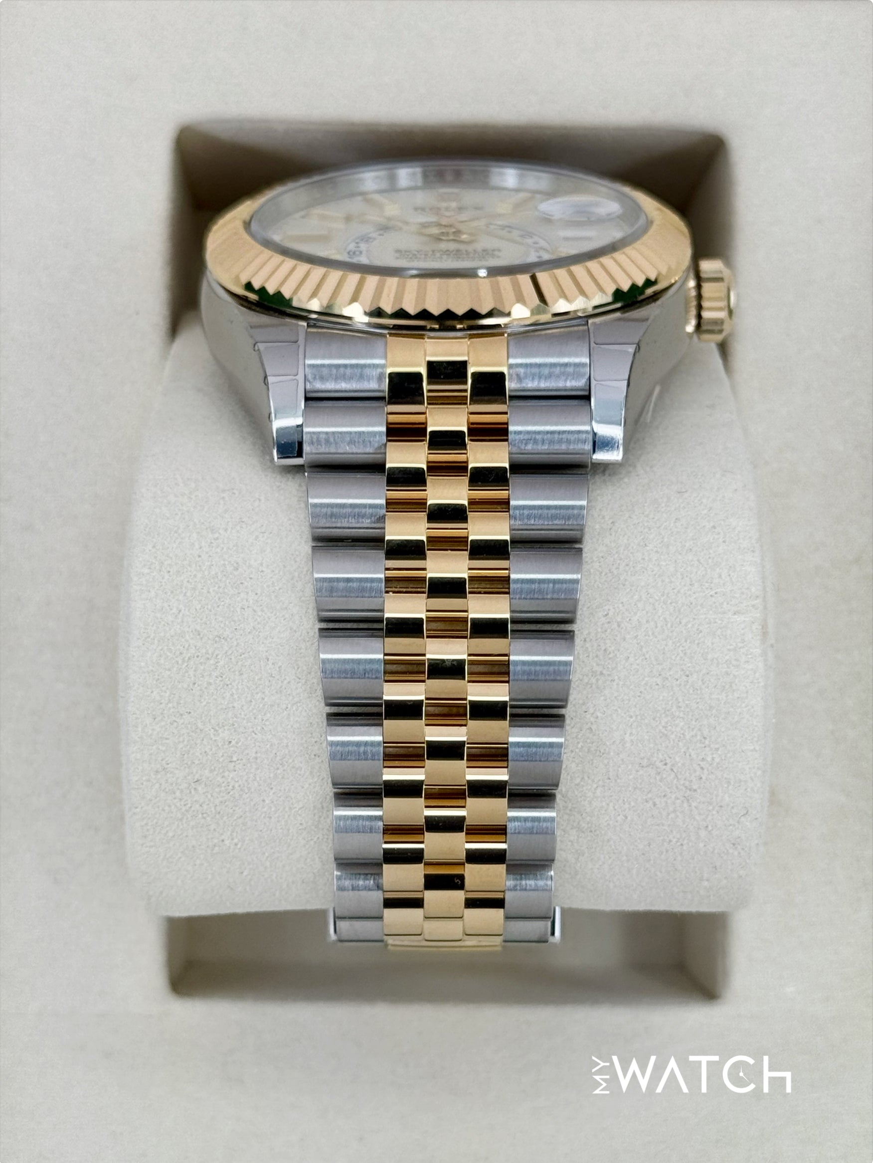 NEW 2025 Rolex Sky-Dweller 42mm 336933 Jubilee White Dial (STICKERED) - MyWatchLLC