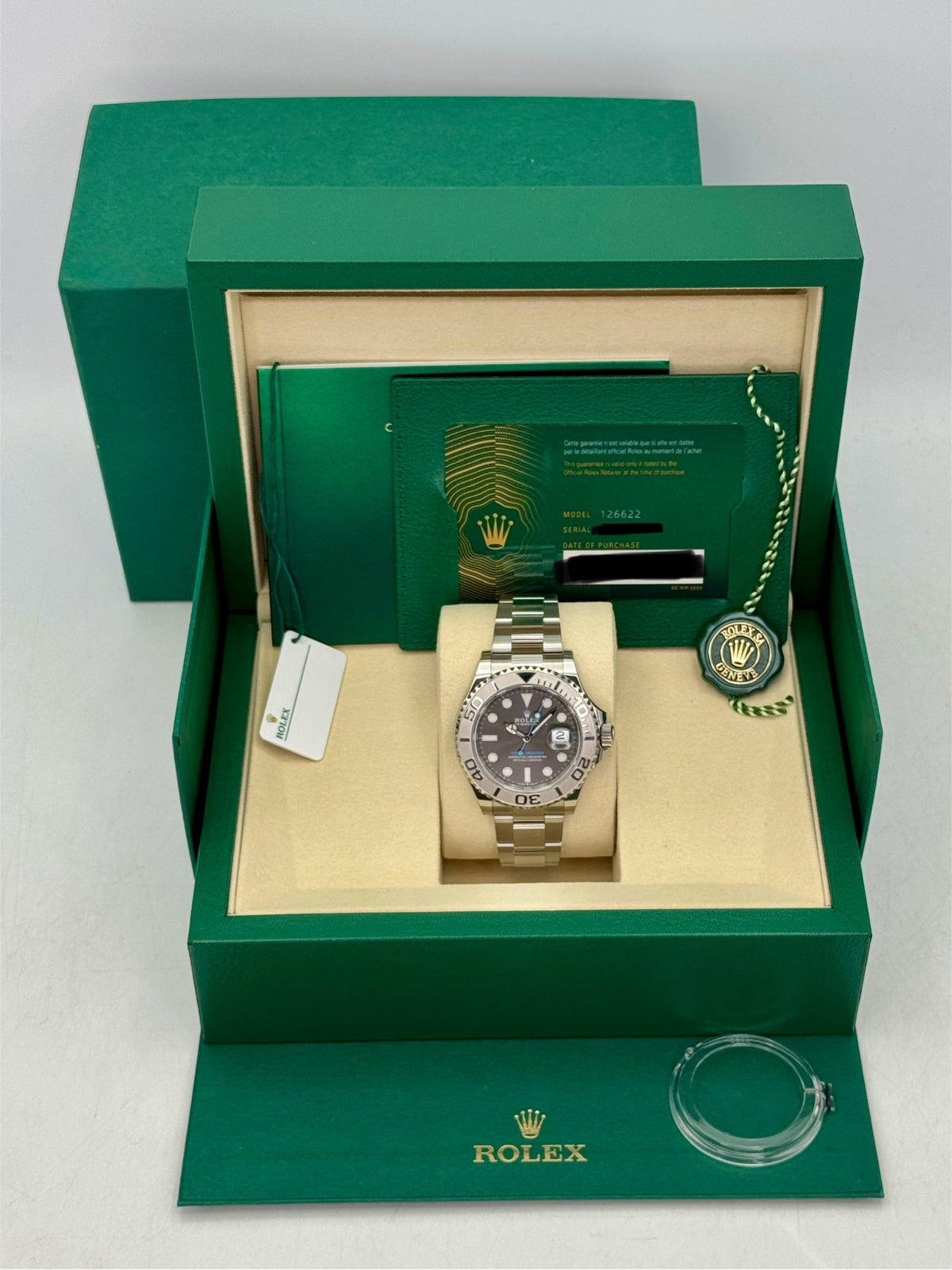 2025 Rolex Yacht-Master 40mm 126622 Stainless Steel Rhodium Dial
