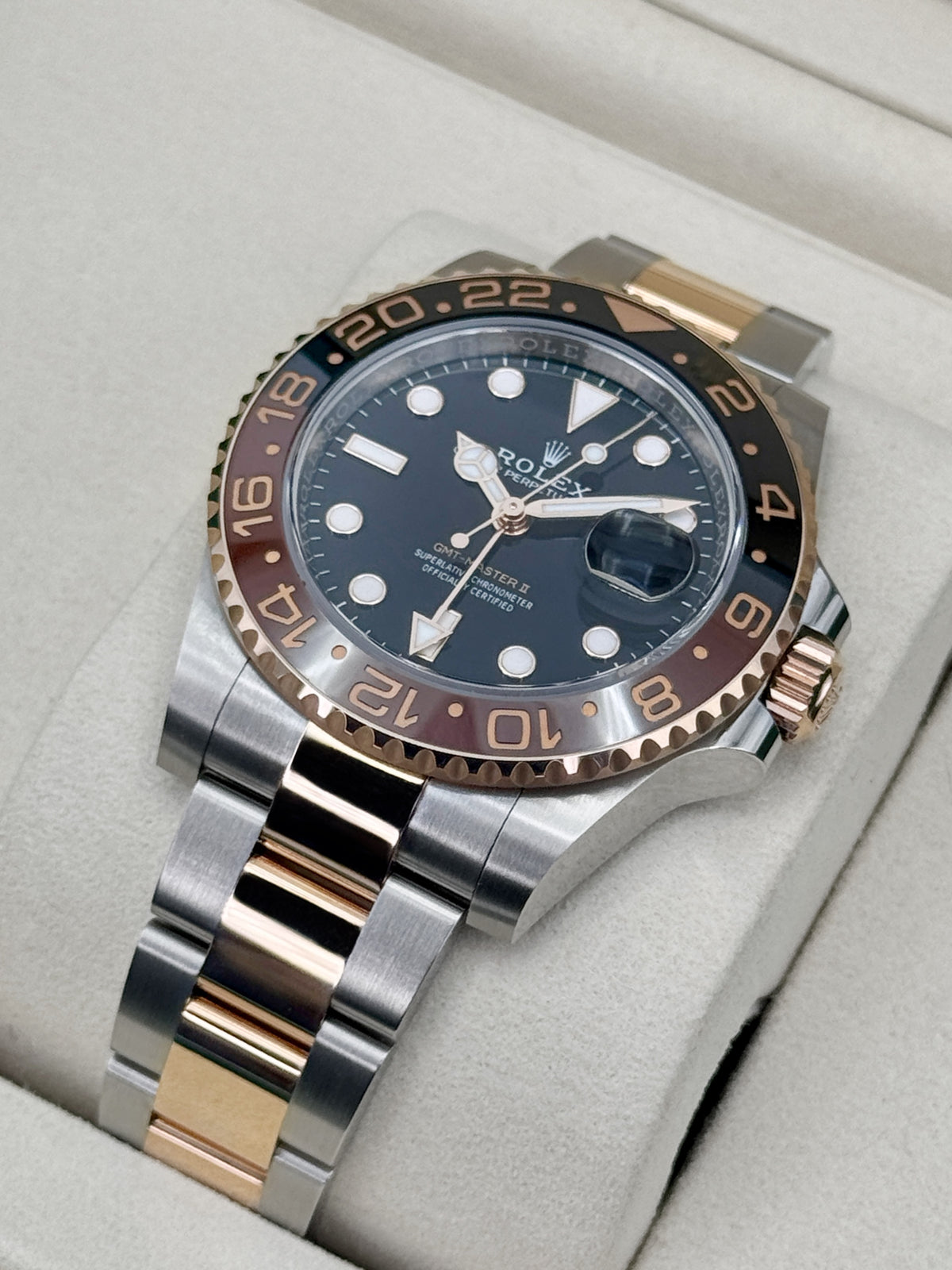 2025 Rolex GMT-Master II Rootbeer 40mm 126711CHNR Two-Tone