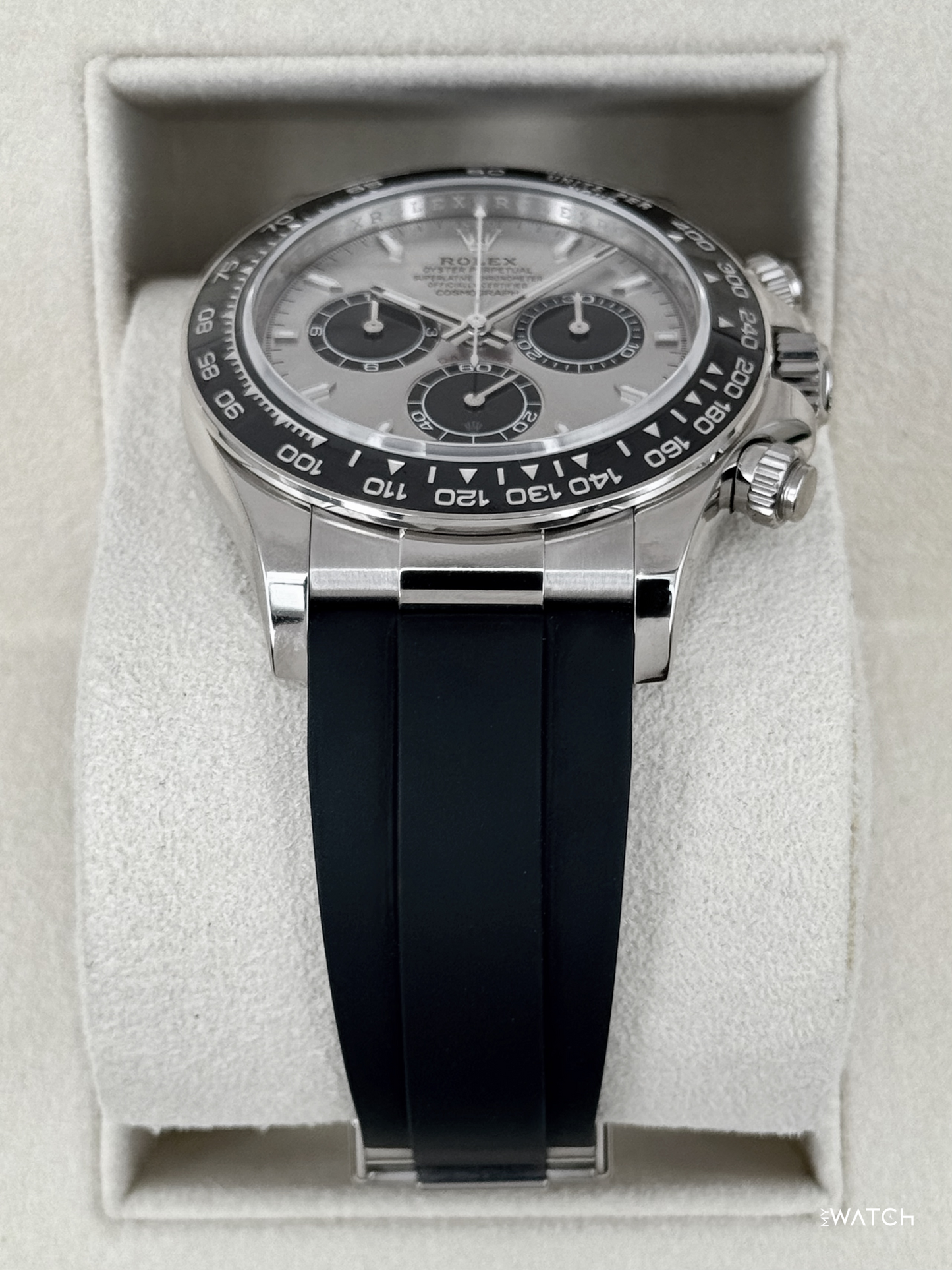 2024 Rolex Daytona "Ghost" 40mm 126519LN White Gold Silver Dial - MyWatchLLC
