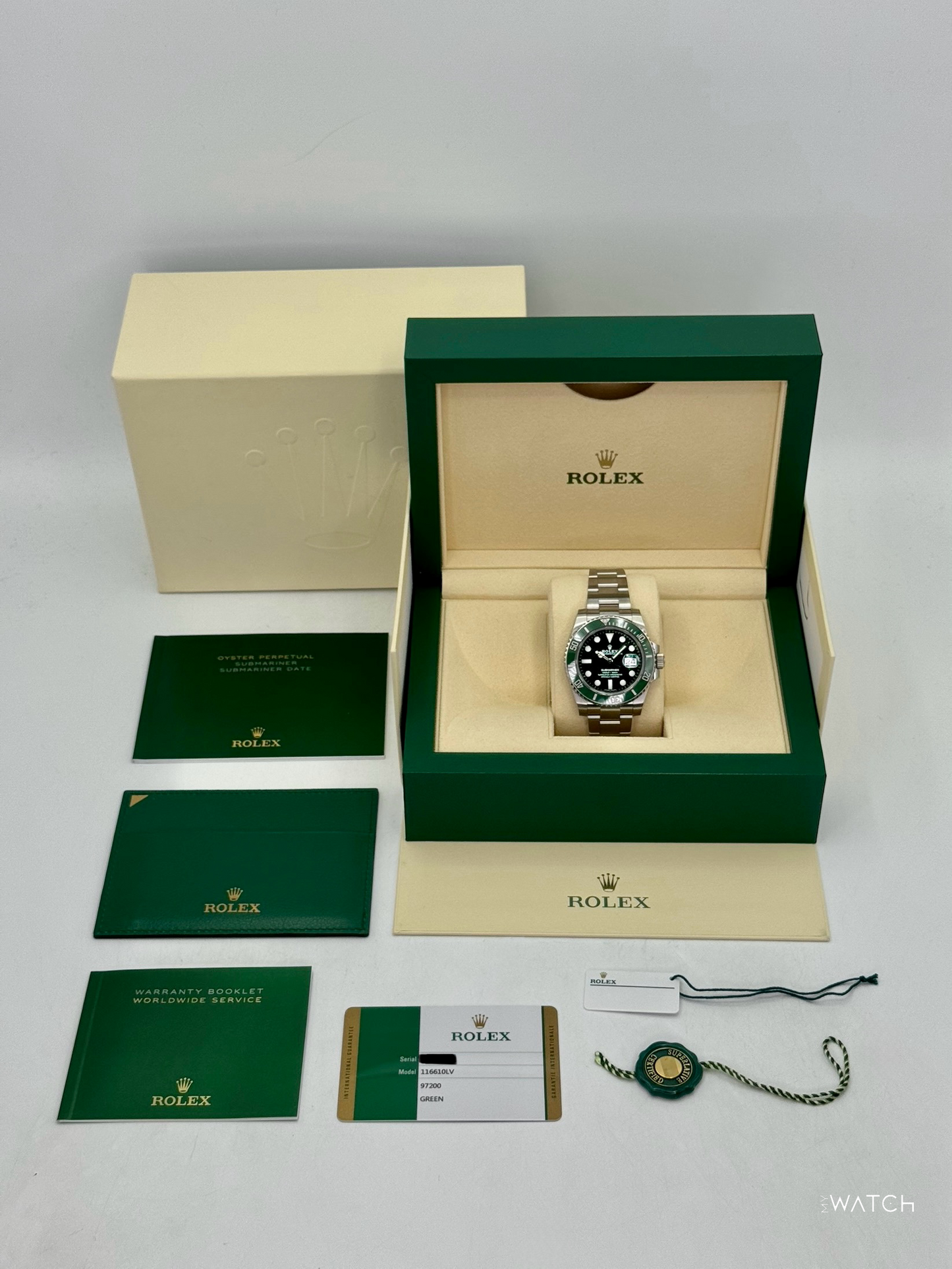 2019 Rolex Submariner “Hulk” 40mm 116610LV Green Dial