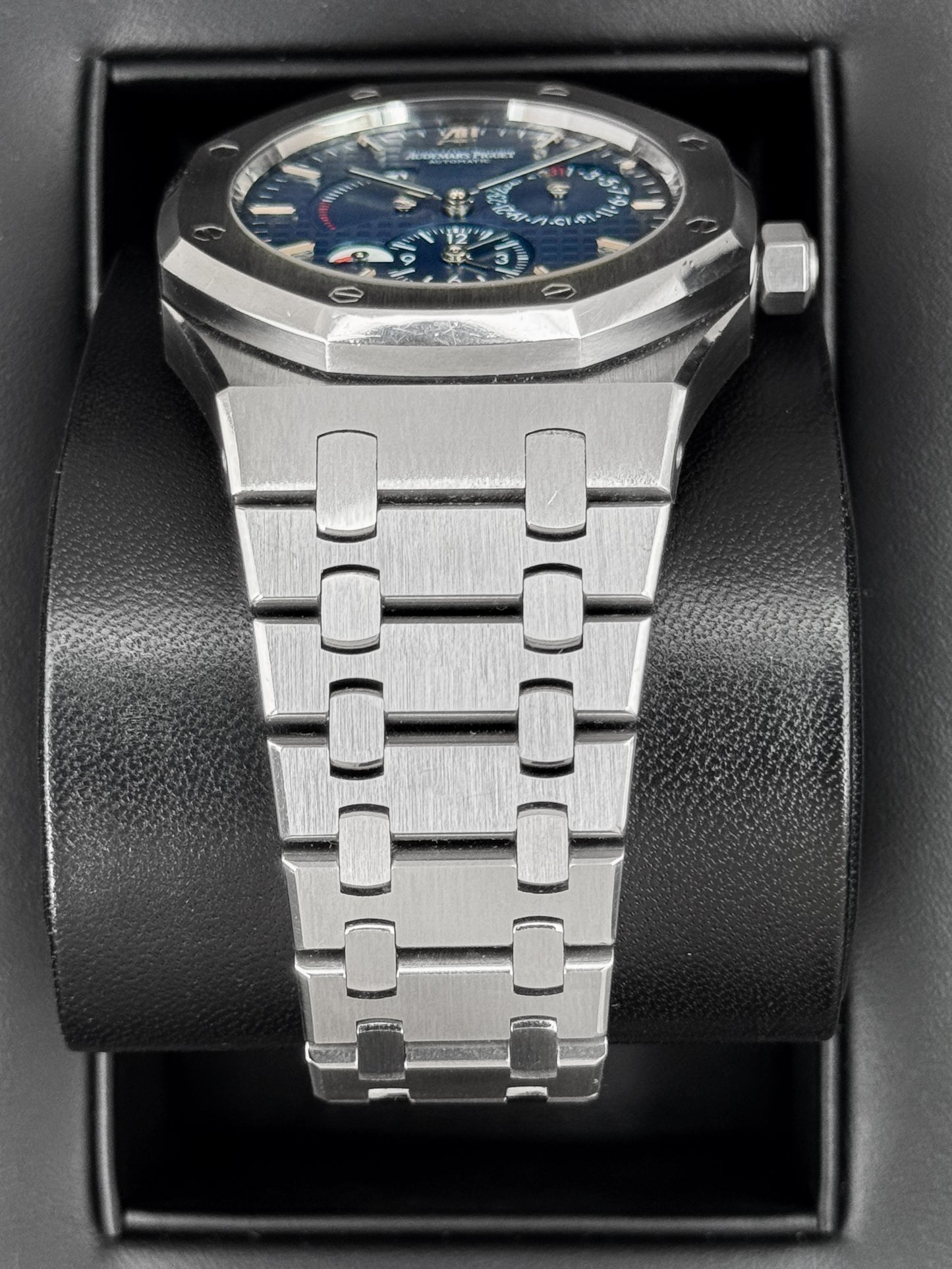 2013 Audemars Piguet Royal Oak Dual Time 39mm 26120ST Blue Dial