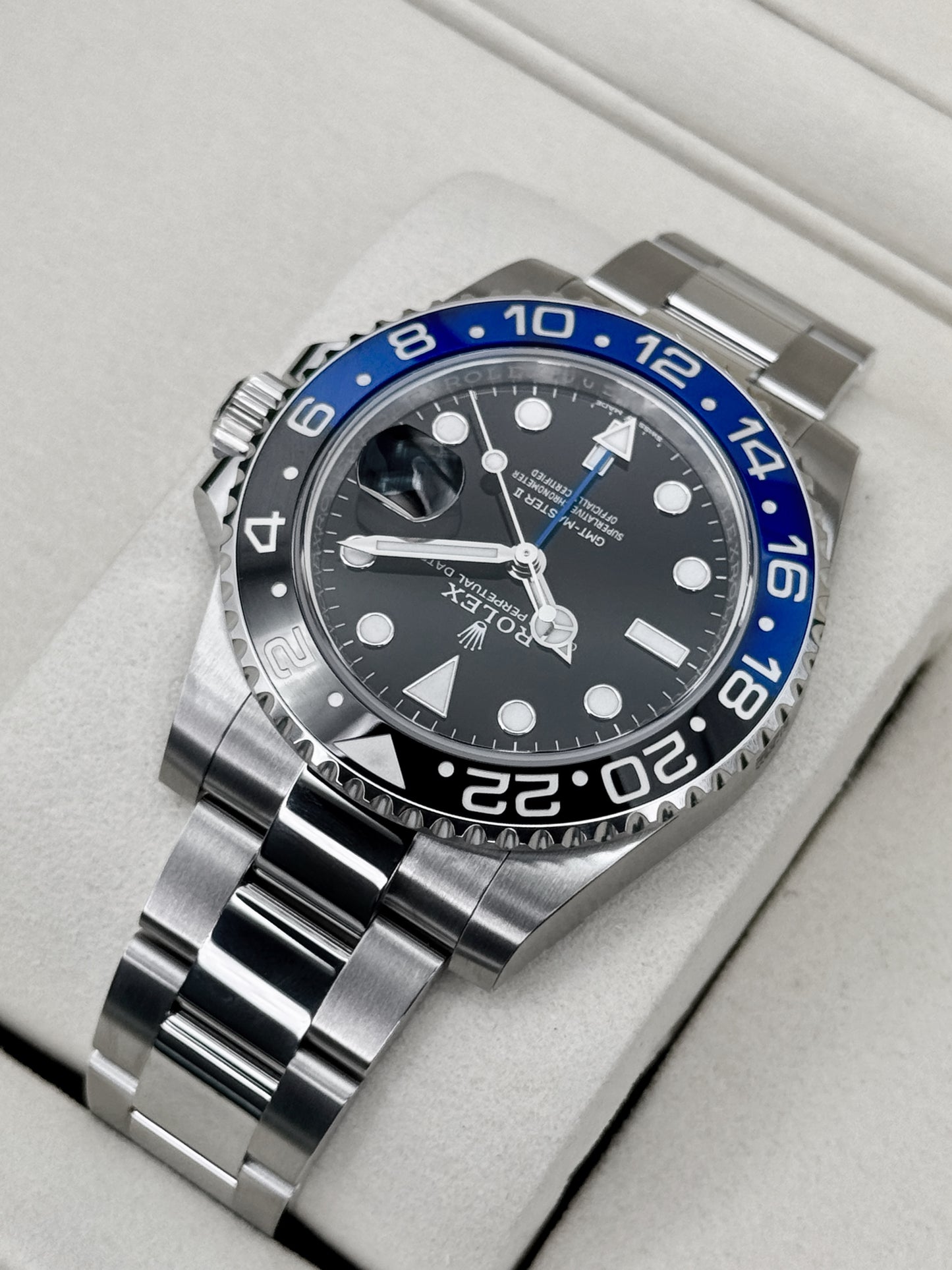 NEW 2026 Rolex GMT-Master II Batman 40mm 126710BLNR Oyster (NEW STYLE CARD)