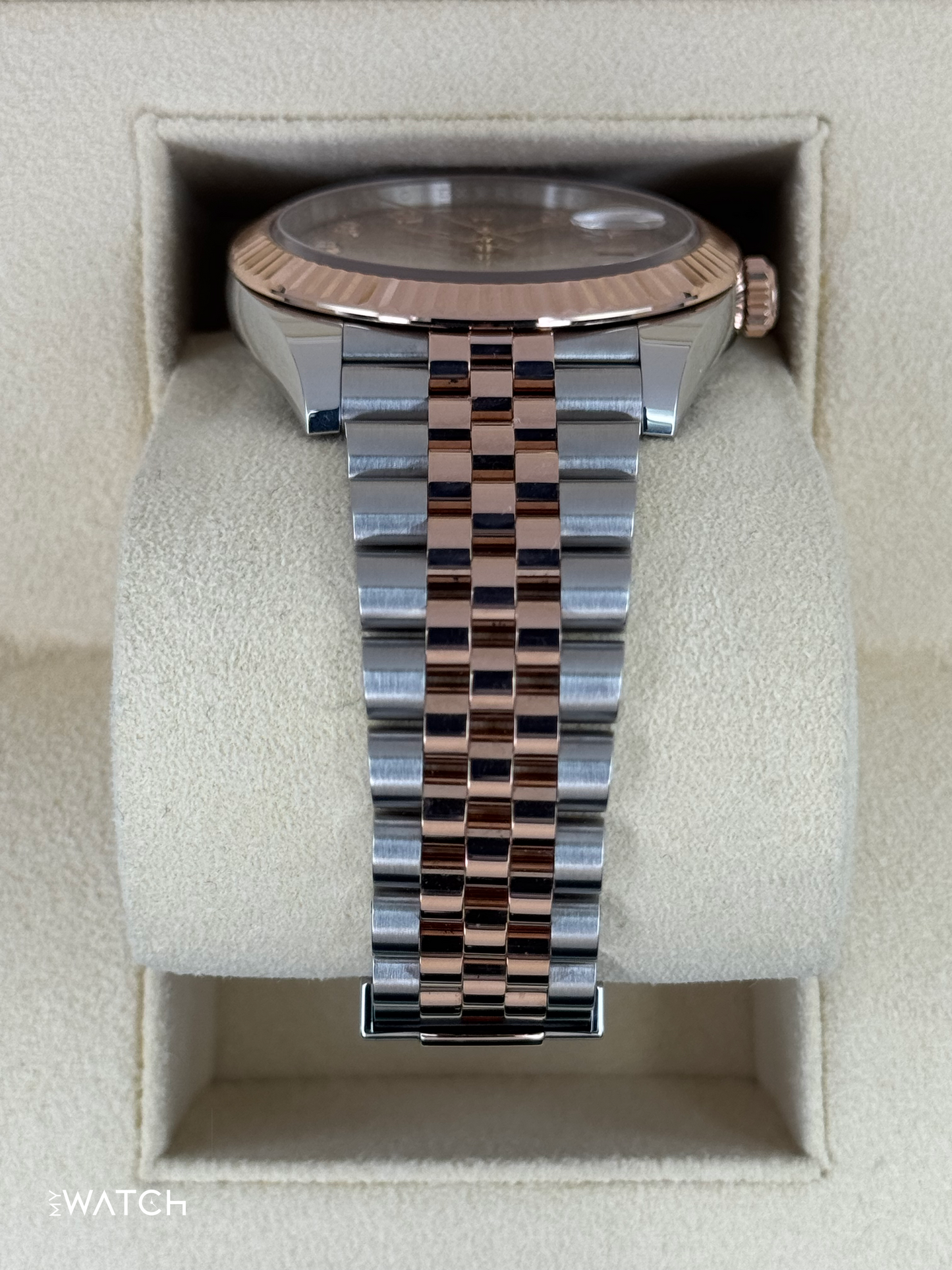 2022 Rolex Datejust 41mm 126331 Two-Tone Jubilee Sundust Diamond Dial