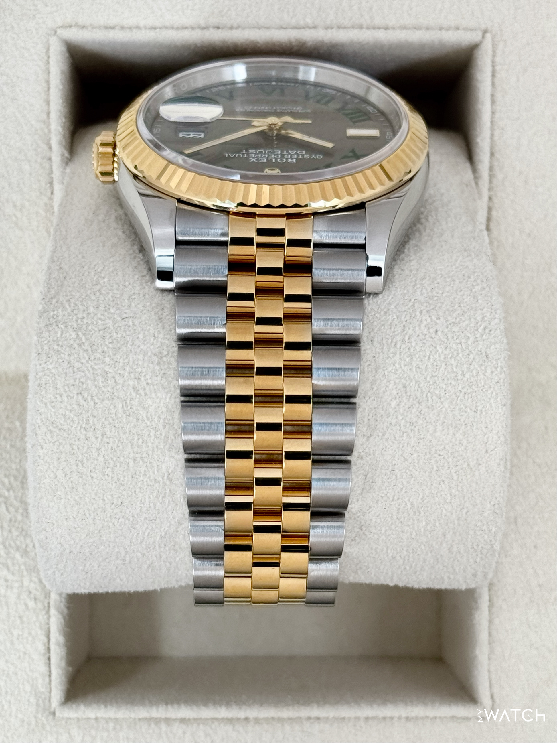 2025 Rolex Datejust 36mm 126233 Two-Tone Jubilee Wimbledon Dial - MyWatchLLC