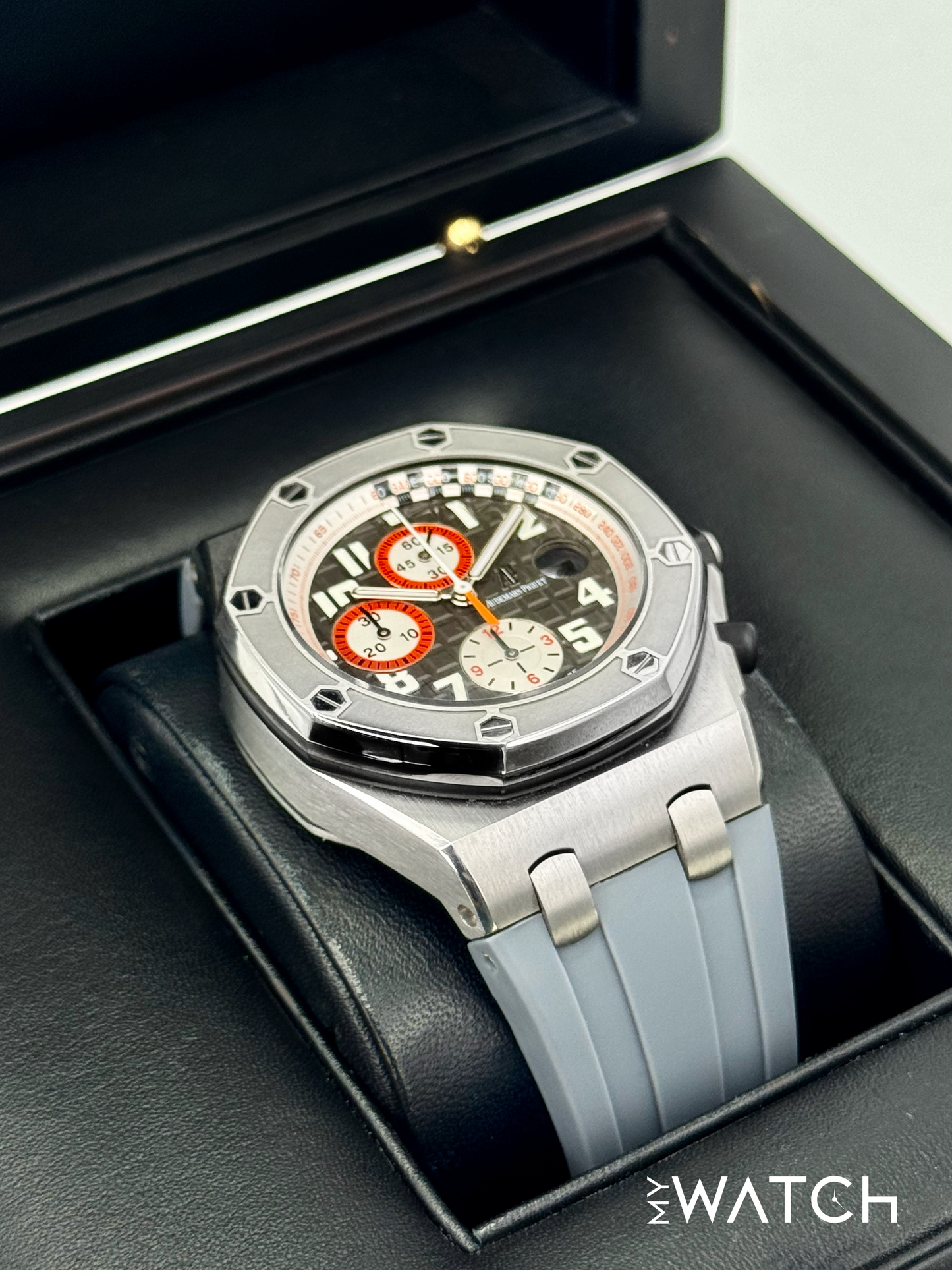 2012 Audemars Piguet Royal Oak Offshore Chrono 42mm 26175ST Grey Dial - MyWatchLLC