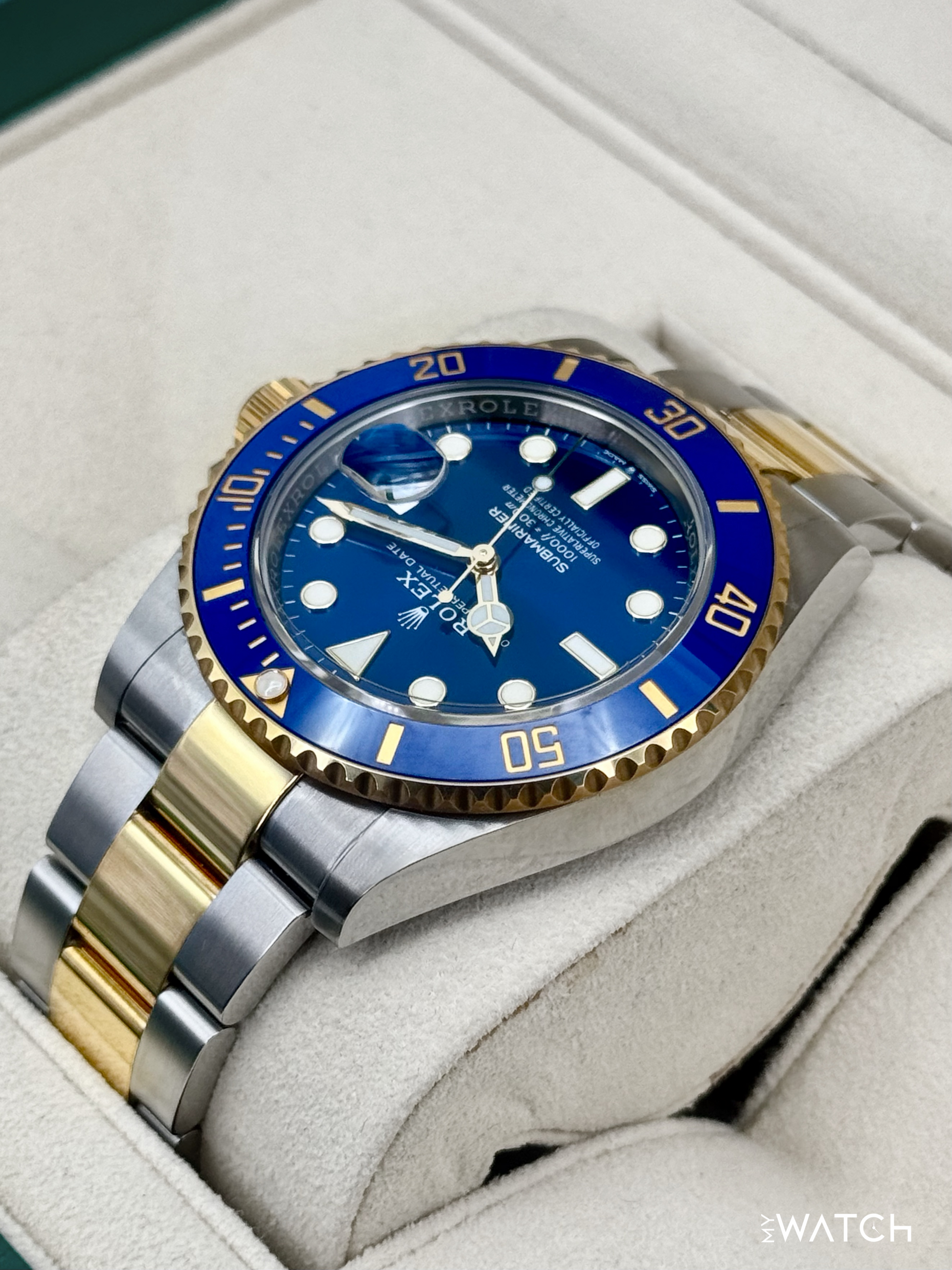 2022 Rolex Submariner "Bluesy" 41mm 126613LB Two-Tone Blue Dial - MyWatchLLC