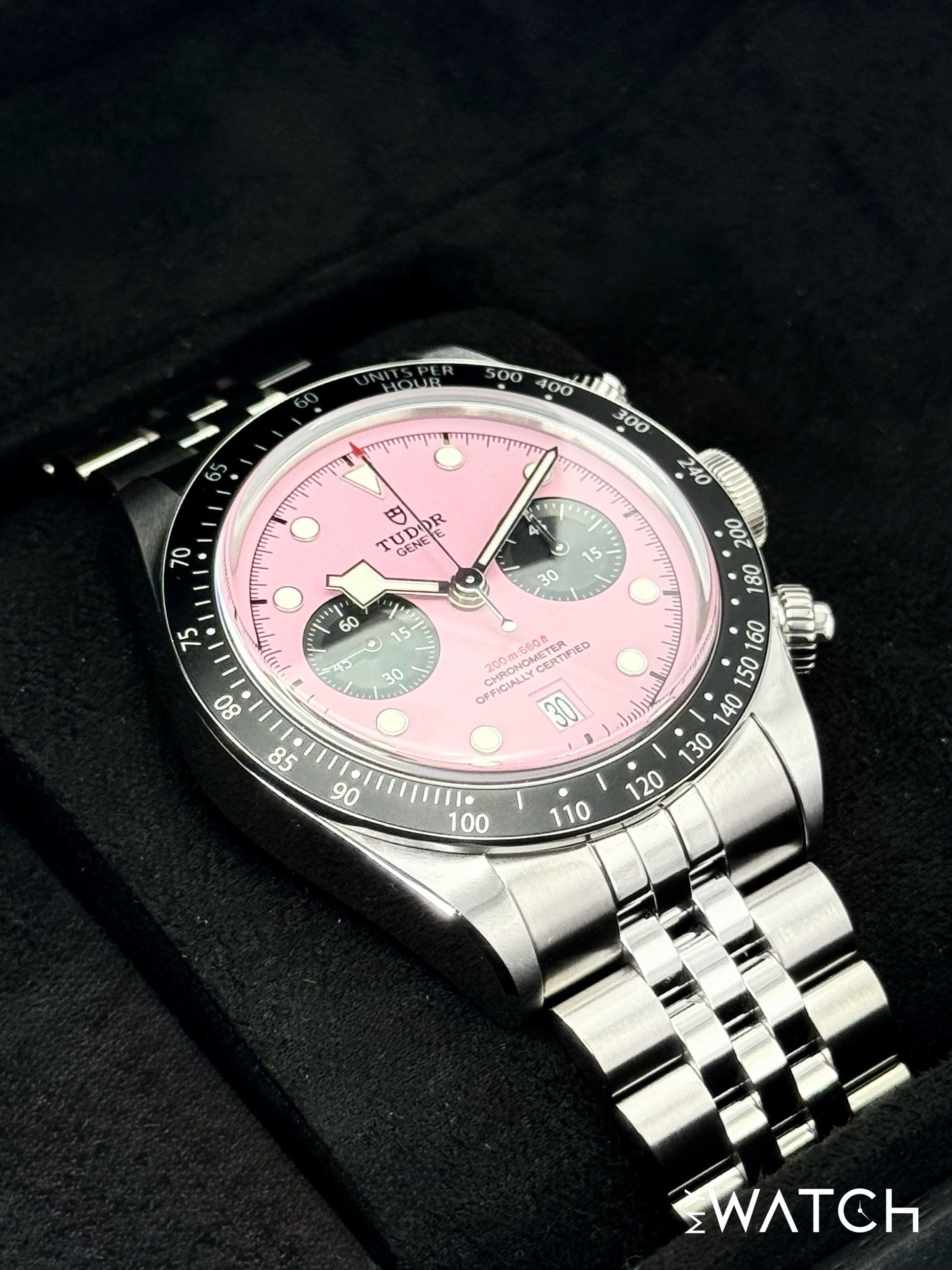 2025 Tudor Black Bay Chrono 41mm 79360N Stainless Steel Pink Dial - MyWatchLLC