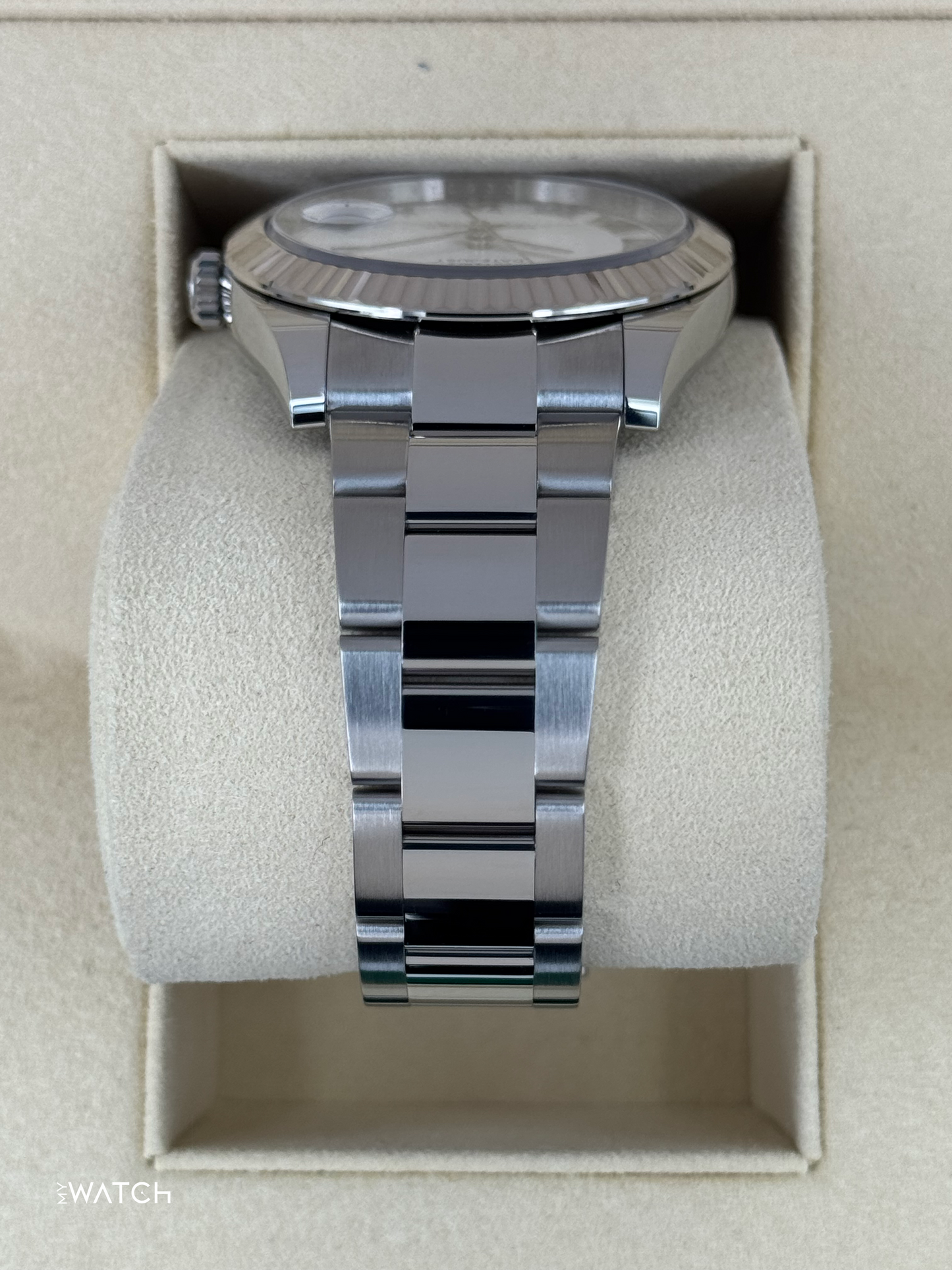 2019 Rolex Datejust 41mm 126334 Stainless Steel Oyster White Dial