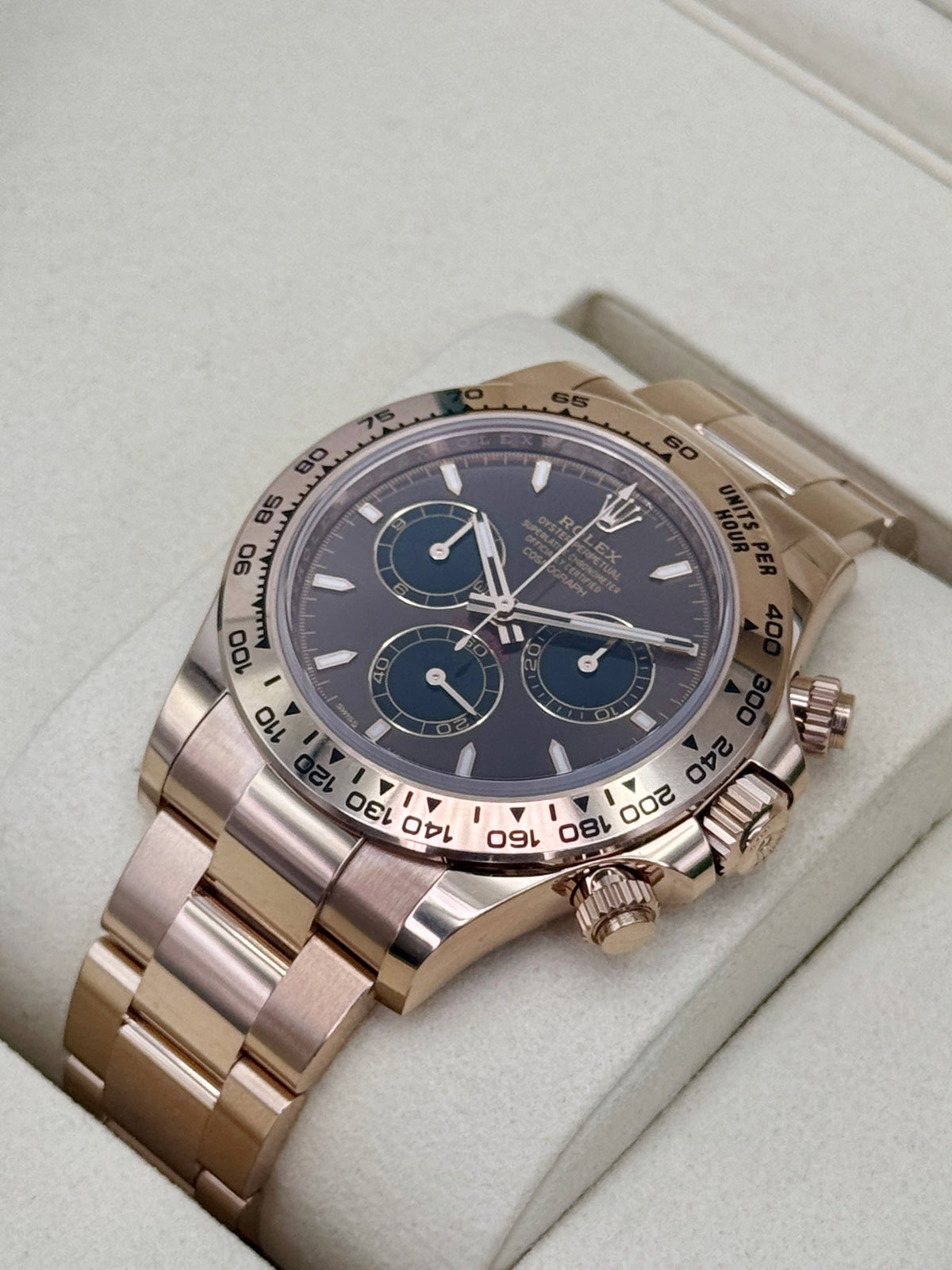2025 Rolex Daytona 40mm 126505 Rose Gold Chocolate Dial