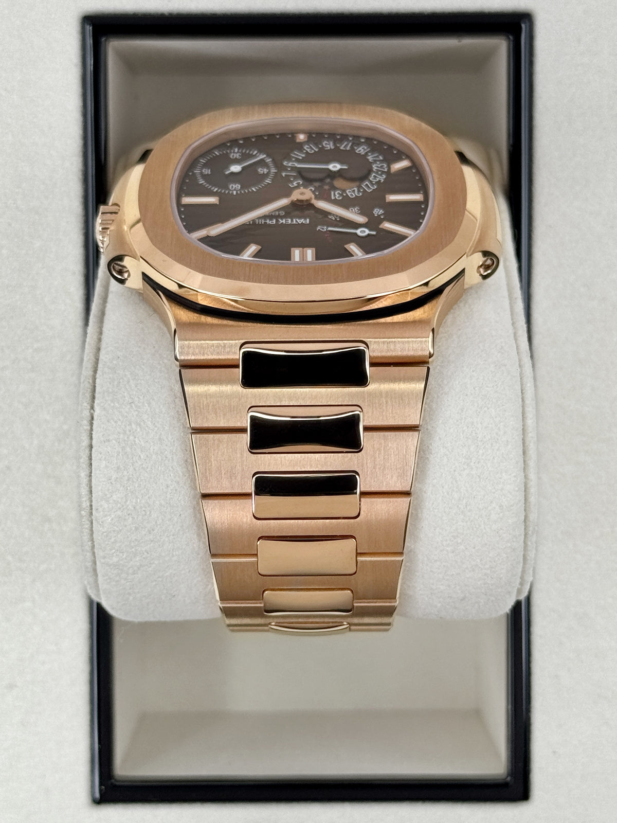 NEW 2026 Patek Philippe Nautilus 40mm 5712/1R Rose Gold Brown Dial - MyWatchLLC
