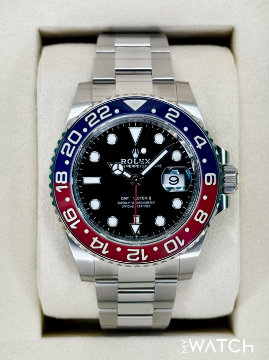 NEW 2025 Rolex GMT-Master II "Pepsi" 40mm 126710BLRO Oyster