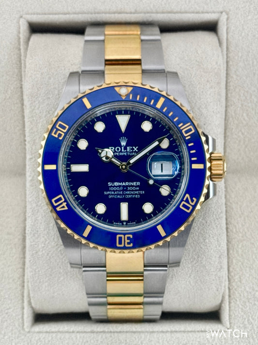 2022 Rolex Submariner "Bluesy" 41mm 126613LB Two-Tone Blue Dial - MyWatchLLC
