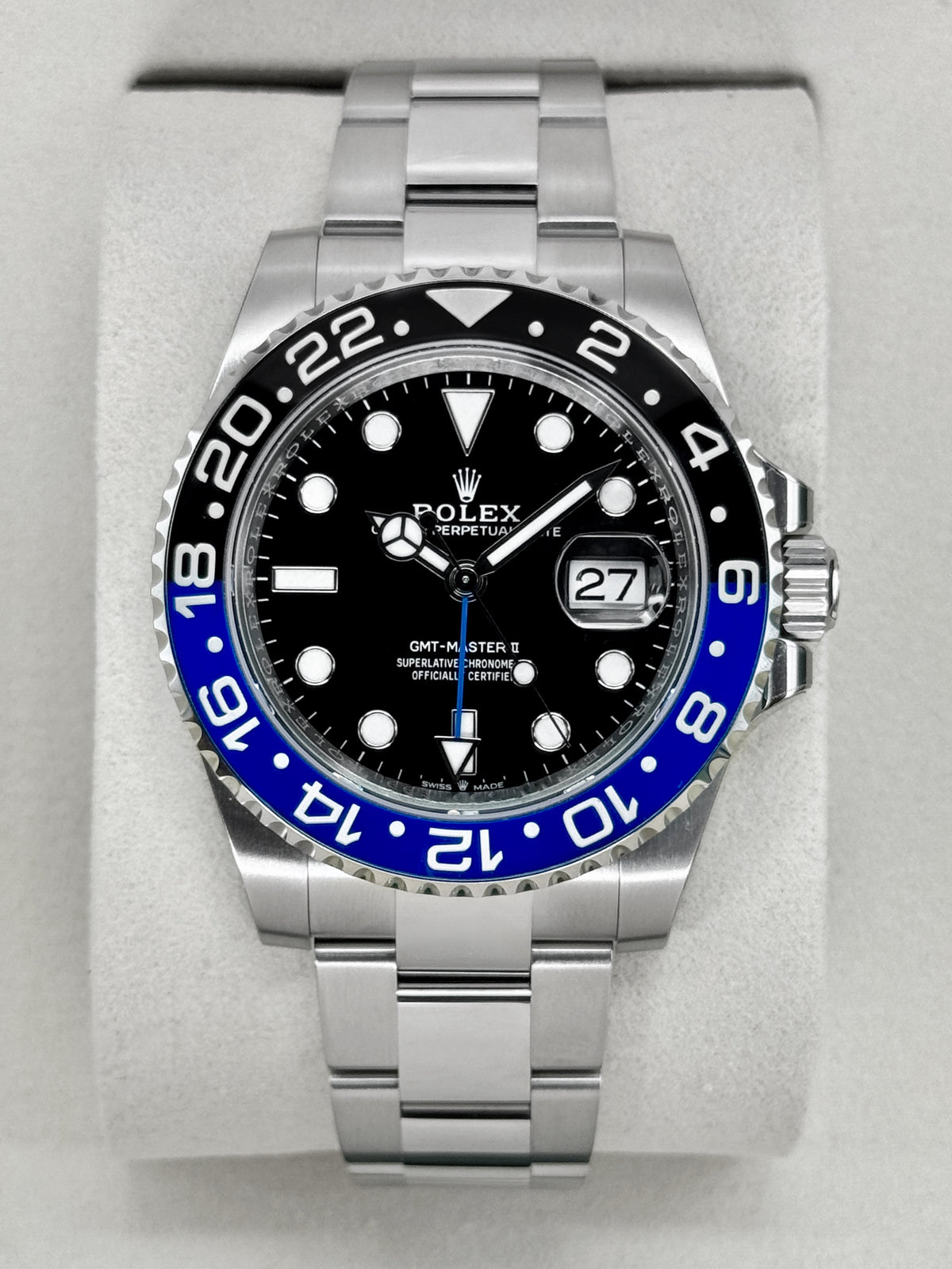 NEW 2026 Rolex GMT-Master II Batman 40mm 126710BLNR Oyster (STICKERED)