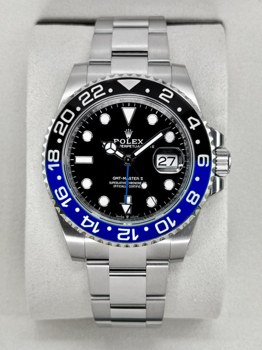 NEW 2026 Rolex GMT-Master II Batman 40mm 126710BLNR Oyster (STICKERED)