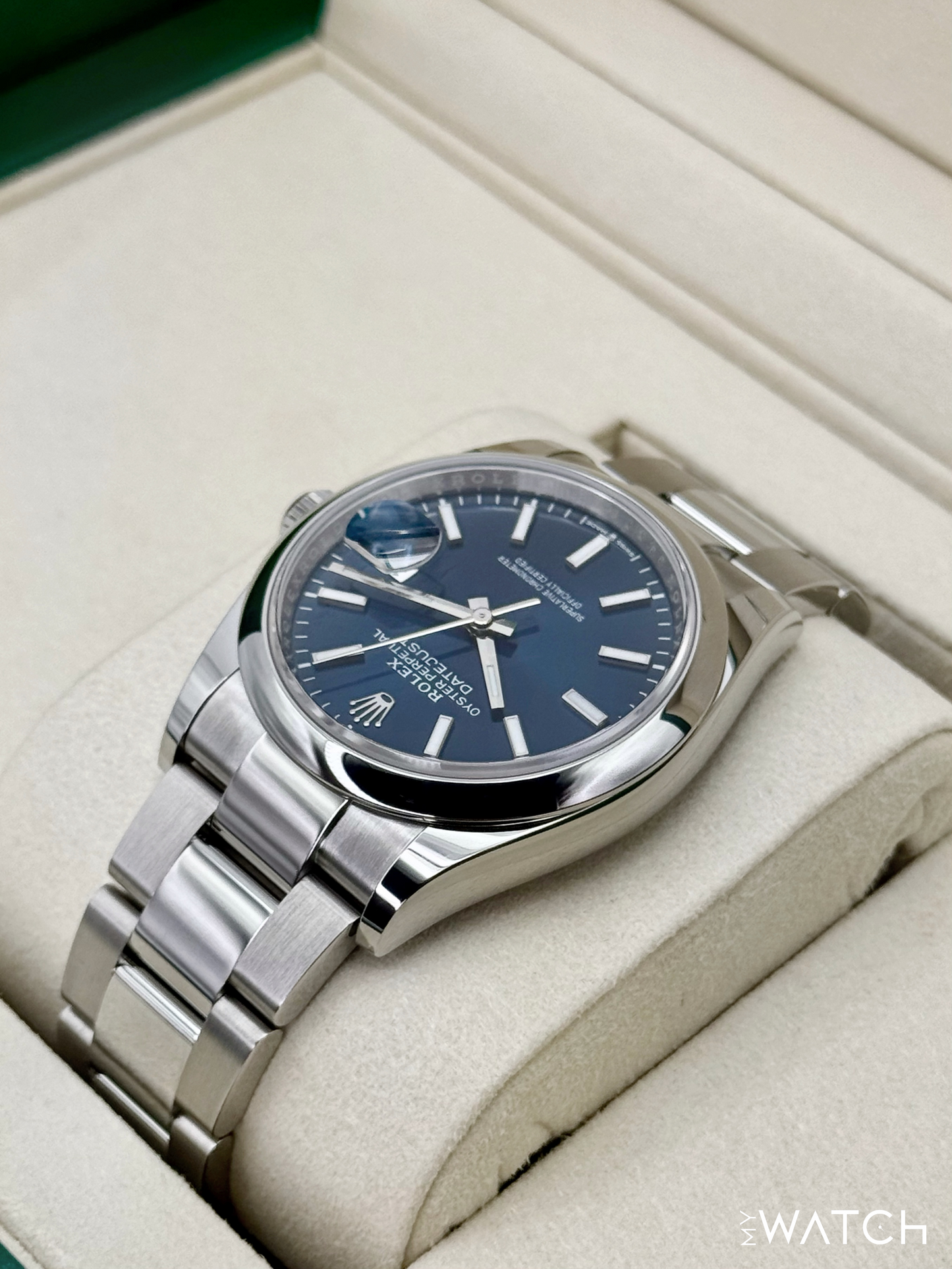 NEW 2025 Rolex Datejust 36mm 126200 Stainless Steel Oyster Blue Dial