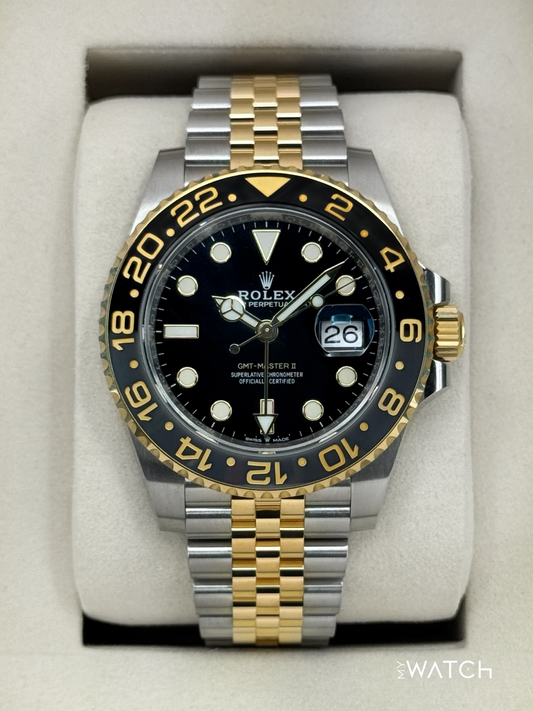 NEW 2025 Rolex GMT-Master II 40mm 126713GRNR Two-Tone Jubilee - MyWatchLLC