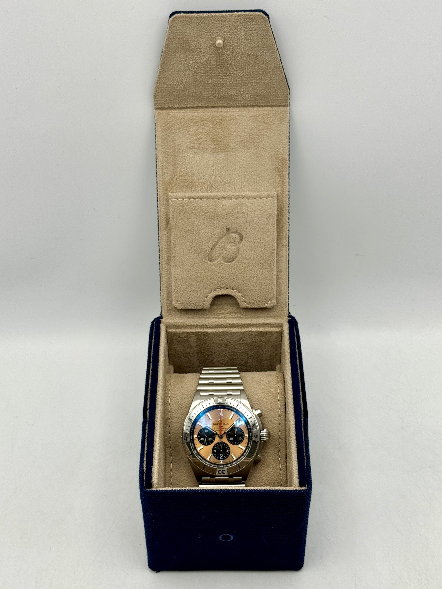 Breitling Chronometer B01 Chronograph 42mm AB01341 Stainless Steel Bronze Dial