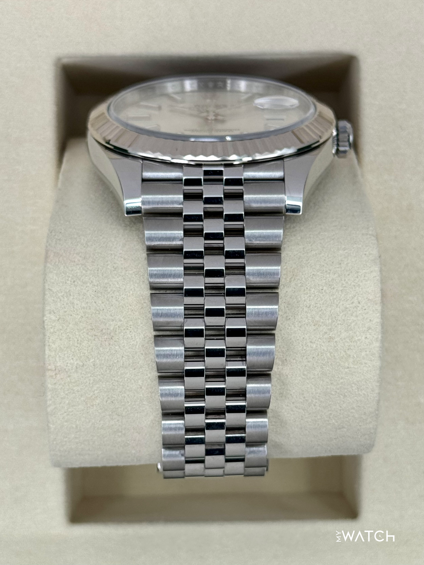 New 2025 Rolex Datejust 41mm 126334 Stainless Steel Jubilee Silver Dial - MyWatchLLC