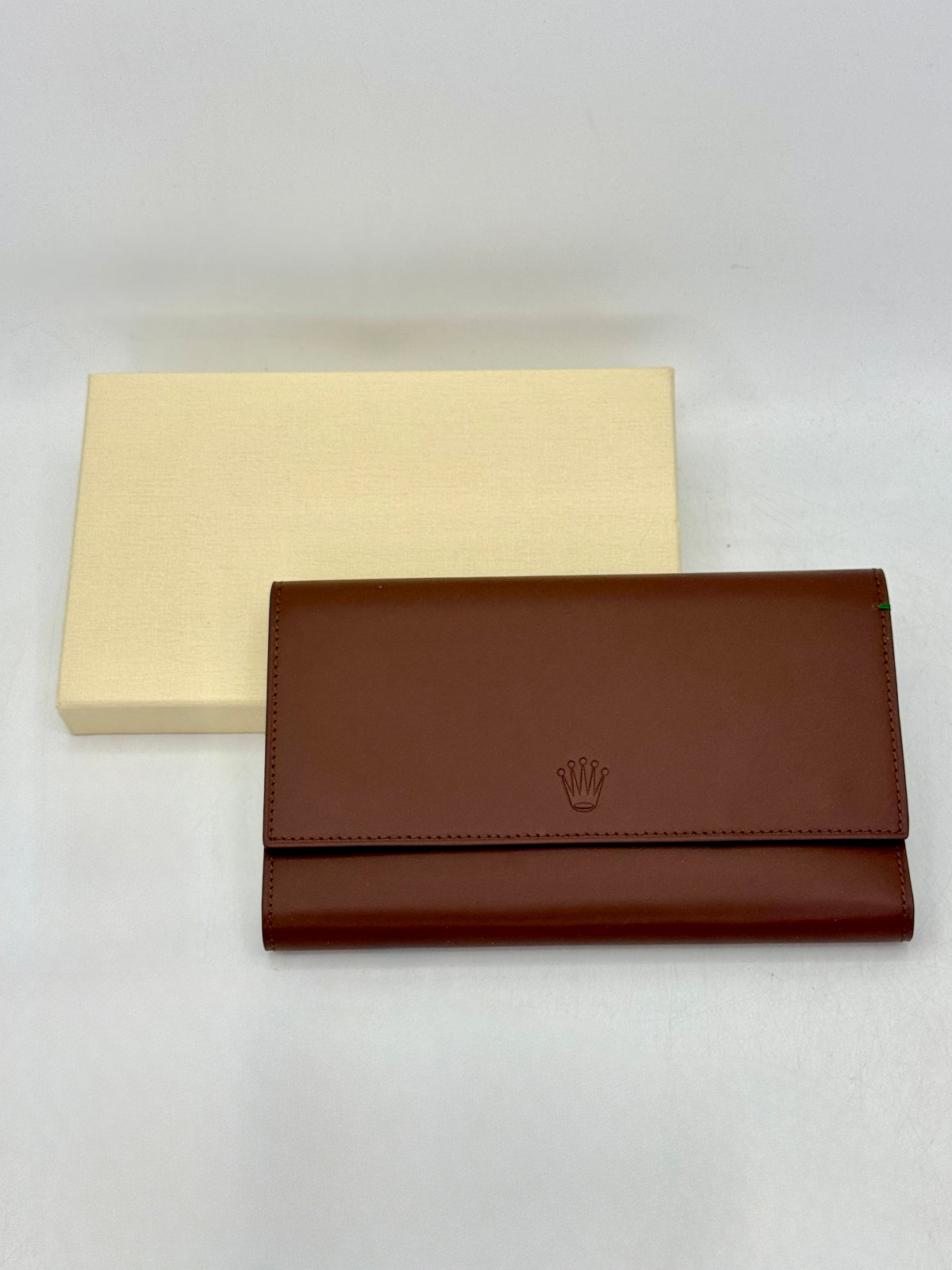 Rolex Leather Three Watch Travel Pouch