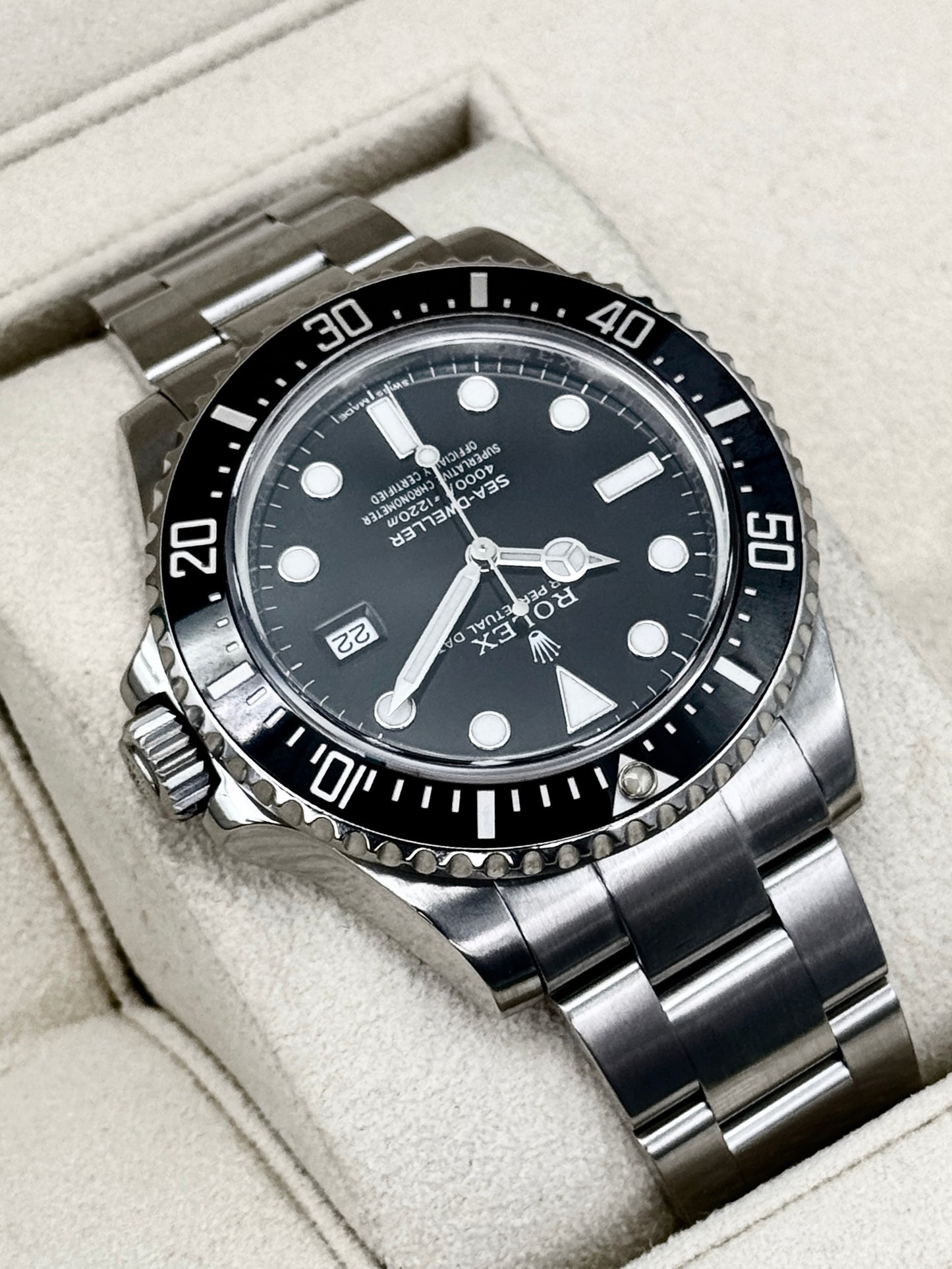 2016 Rolex Sea-Dweller 4000 "SD4K" 40mm 116600 Black Dial