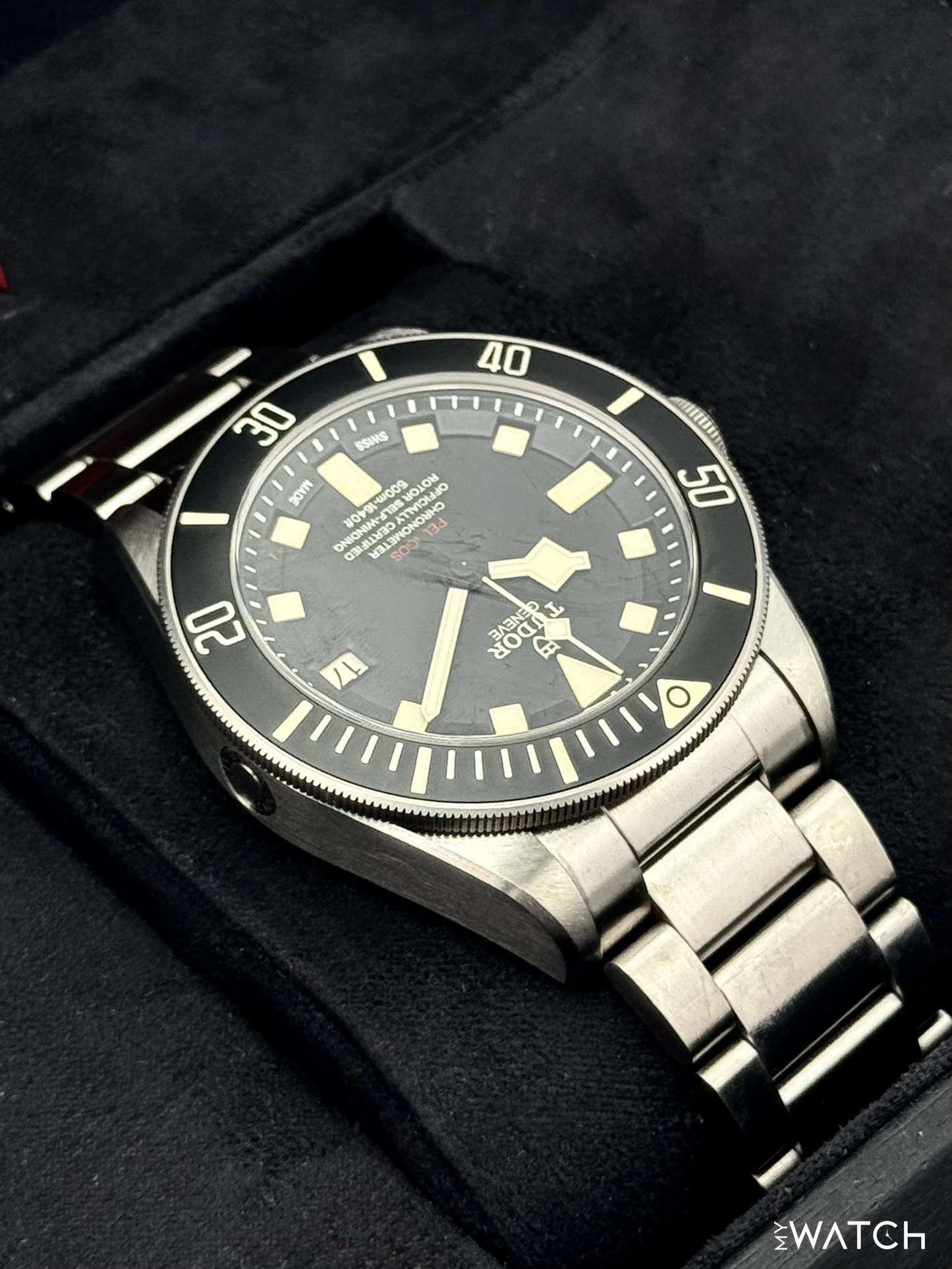Tudor Pelagos LHD 42mm 25610TNL Titanium Black Dial - MyWatchLLC