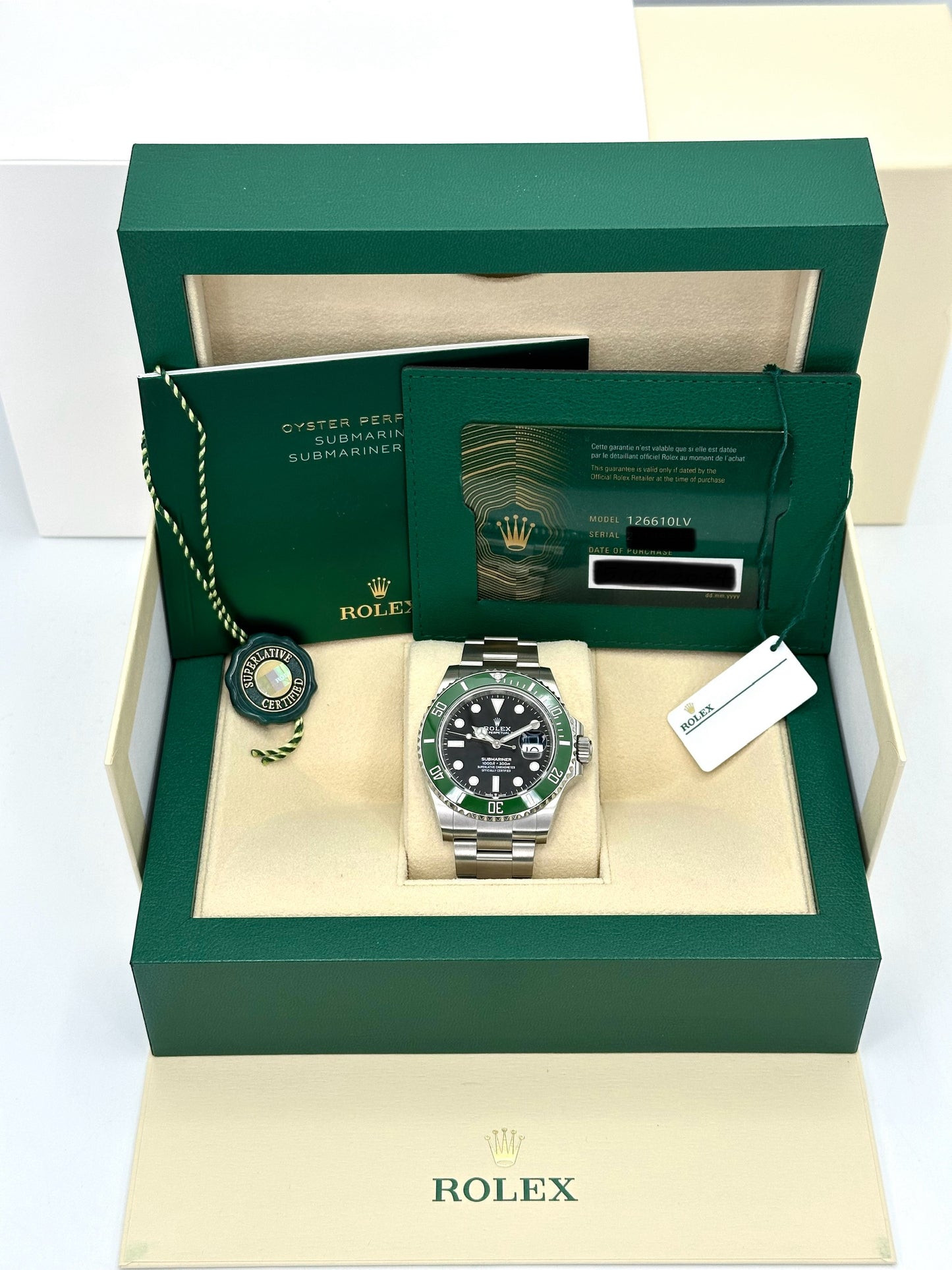 NEW 2024 Rolex Submariner "Starbucks" 40mm 126610LV Black Dial - MyWatchLLC