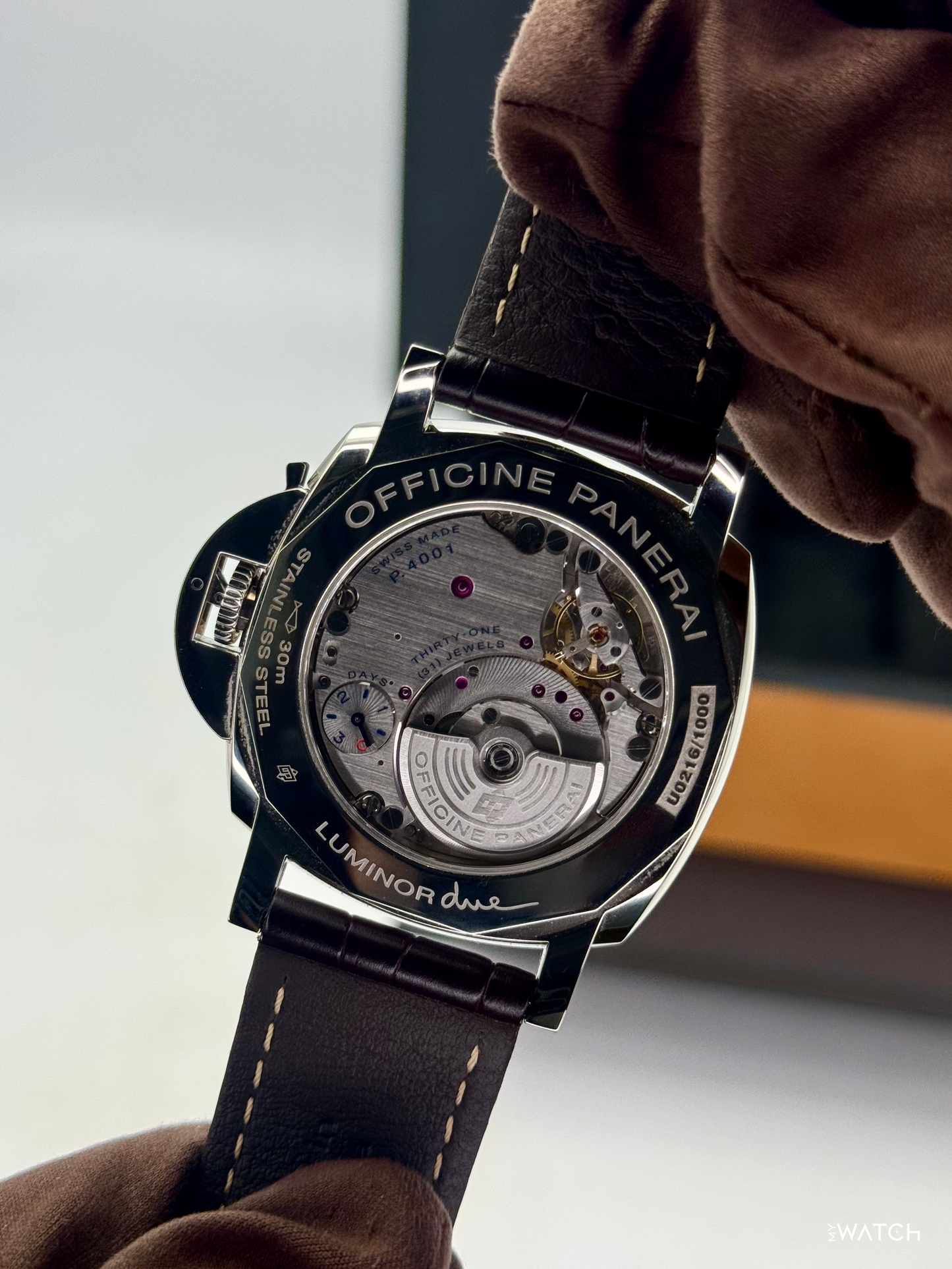 2018  Panerai Luminor Due 45mm PAM00943 Stainless Steel Grey Dial