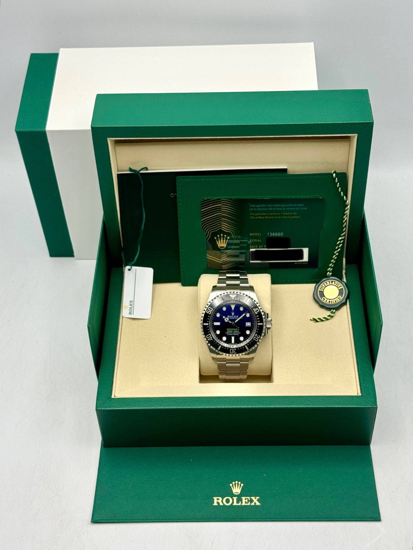 NEW 2026 Rolex Deepsea James Cameron 44mm 136660 Blue Dial (STICKERED)