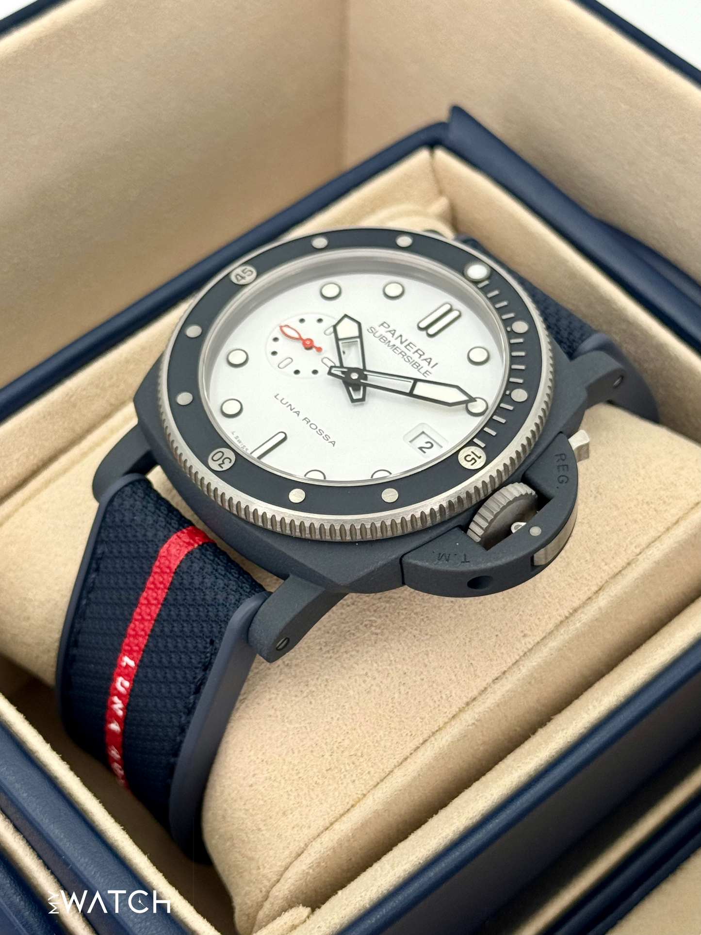NEW 2025 Panerai Quarantaquattro 44mm PAM01543 Ceramic White Dial