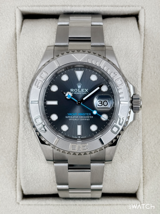 2024 Rolex Yacht-Master 40mm 126622 Stainless Steel Rhodium Dial - MyWatchLLC