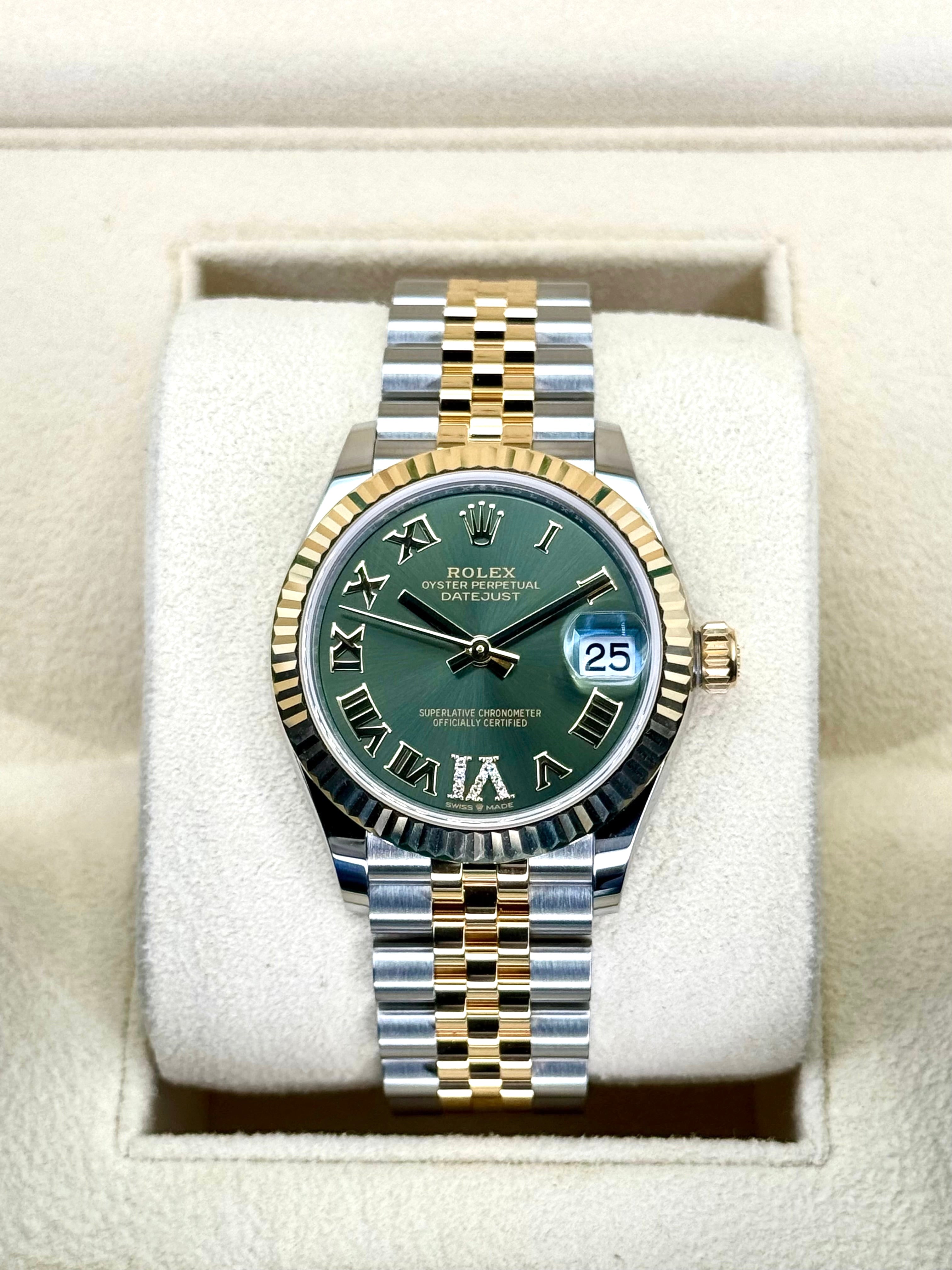 Rolex oyster perpetual datejust hotsell 31mm ladies