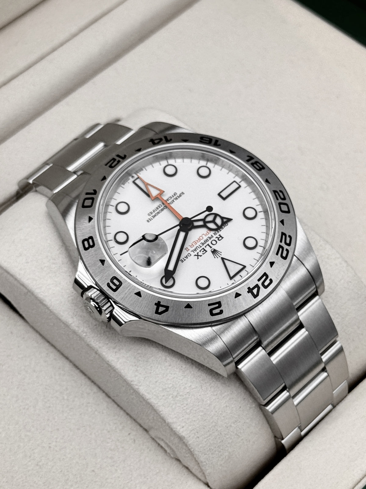 2025 Rolex Explorer II 42mm 226570 Polar White Dial