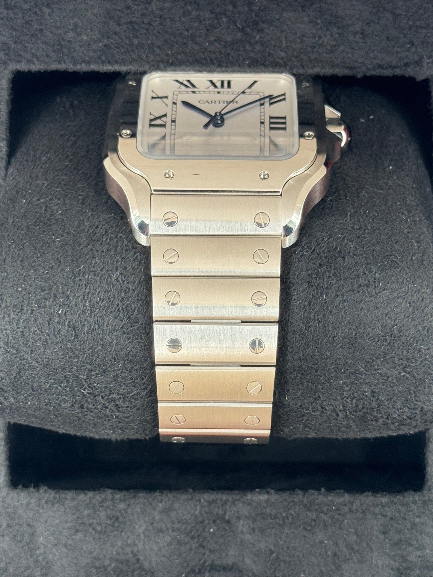 NEW 2026 Cartier Santos De Cartier 39mm WSSA0018 Stainless Steel White Dial