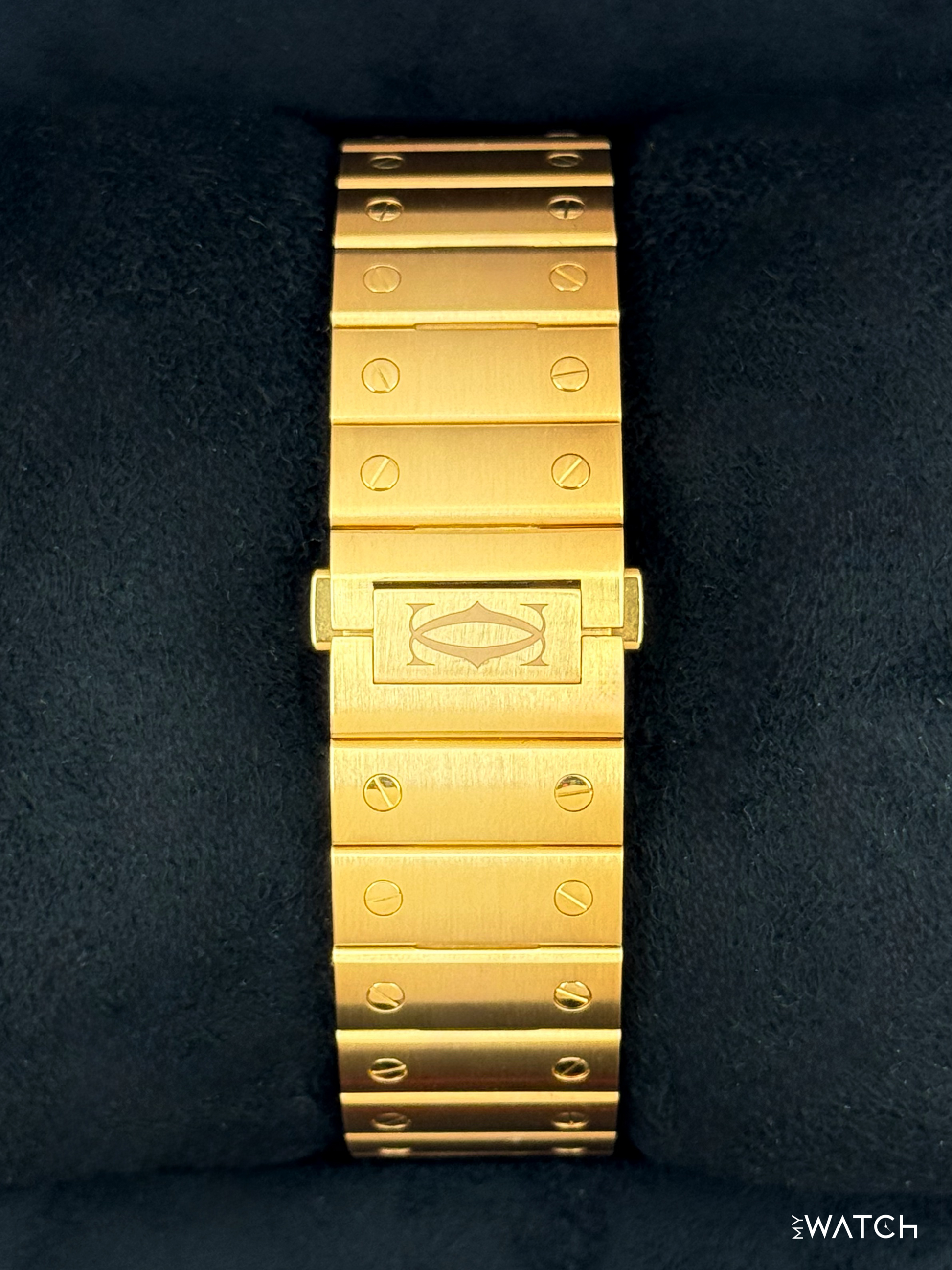 NEW 2026 Cartier Santos De Cartier 39.8mm WGSA0029 Yellow Gold White Dial - MyWatchLLC