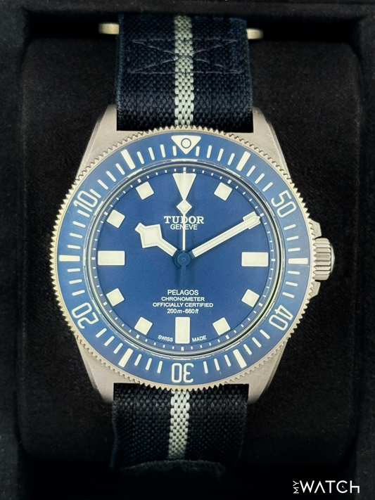 2022 Tudor Pelagos Fxd 42mm 25707B/22 Titanium Blue Dial - MyWatchLLC