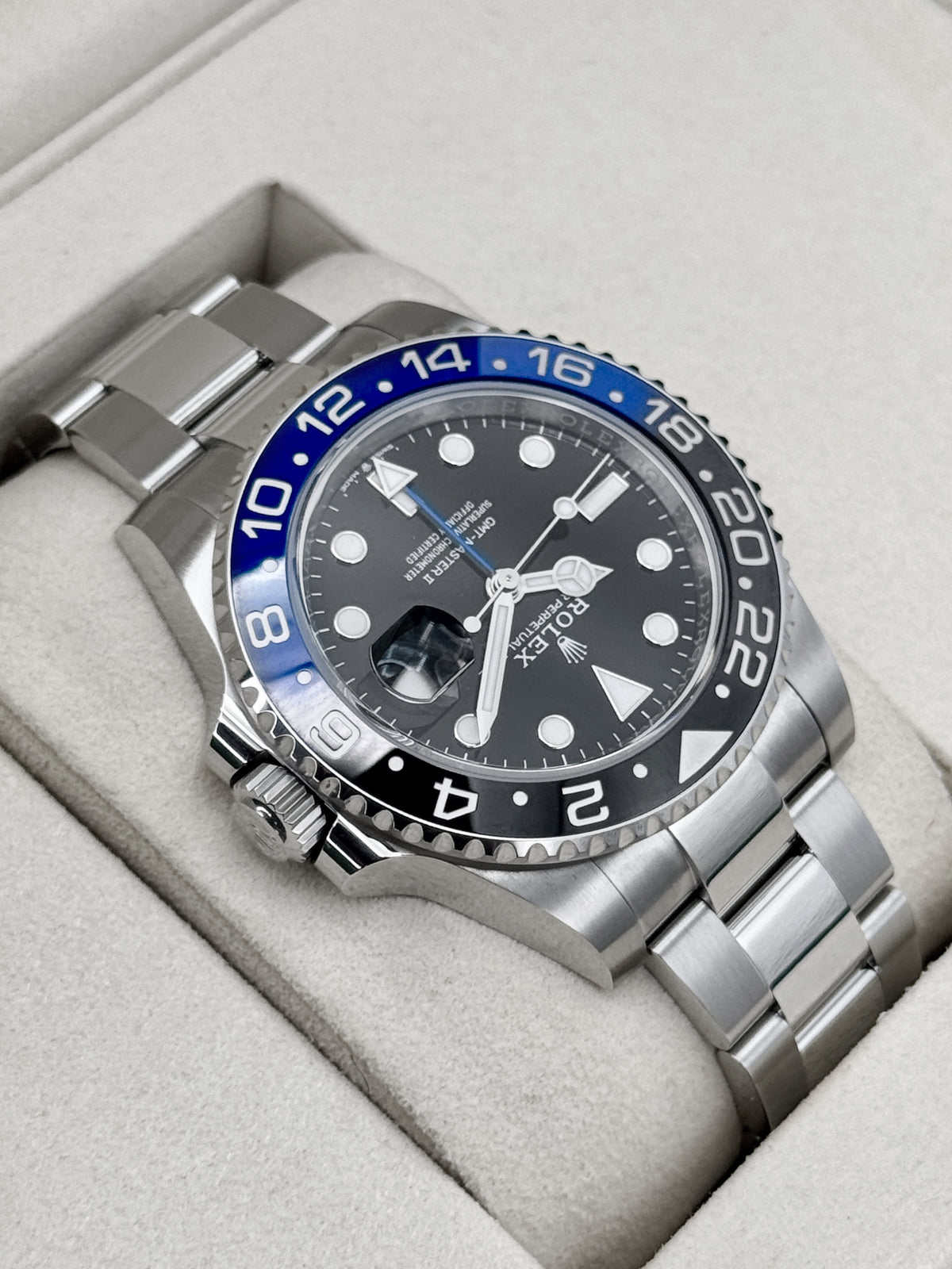 NEW 2026 Rolex GMT-Master II Batman 40mm 126710BLNR Oyster (NEW STYLE CARD)