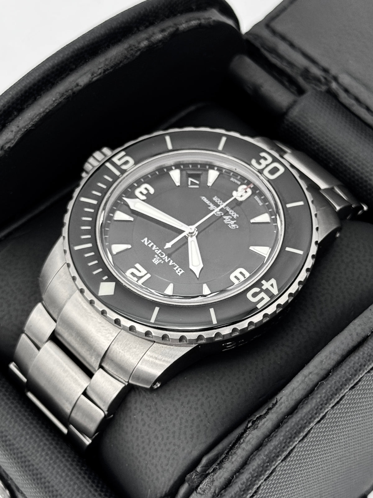 2024 Blancpain Fifty Fathoms Automatique 45mm 5015-12B30-98B Titanium Black Dial