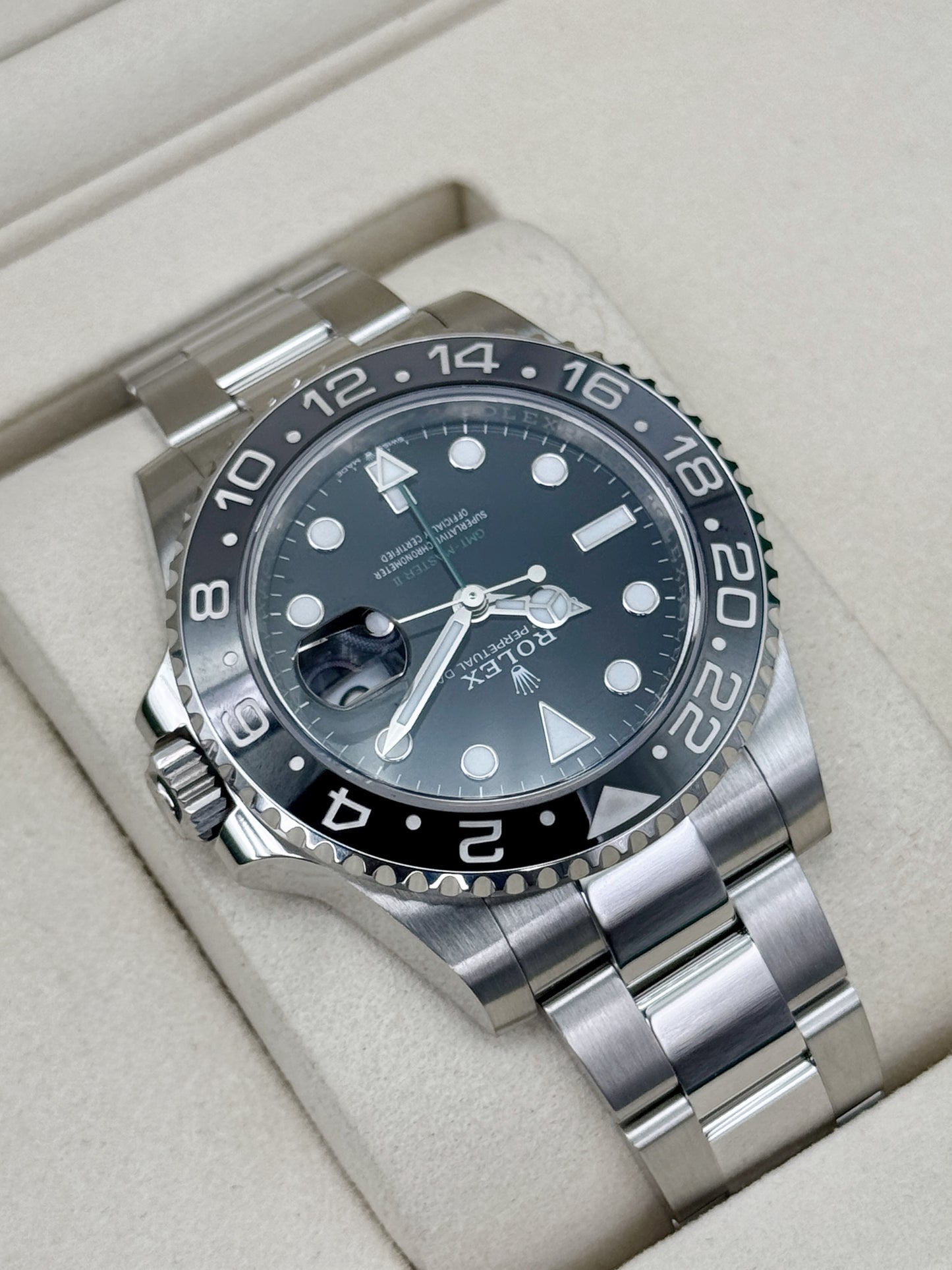 2025 Rolex GMT-Master II "Bruce Wayne" 40mm 126710GRNR Oyster