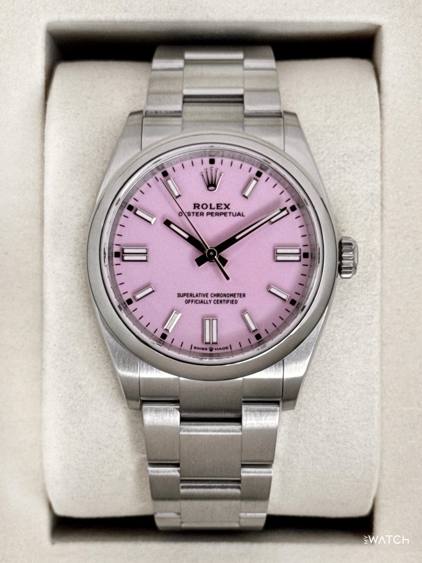 NEW 2026 Rolex Oyster Perpetual 36mm 126000 Candy Pink Dial - MyWatchLLC