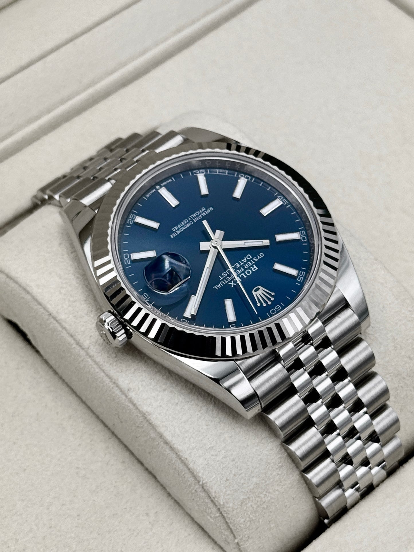 2026 Rolex Datejust 41mm 126334 Stainless Steel Jubilee Blue Dial
