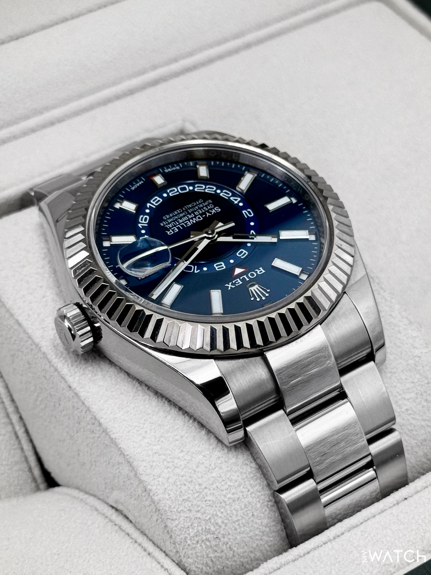 2025 CPO Rolex Sky-Dweller 42mm 326234 Stainless Steel Oyster Blue Dial (CPO)