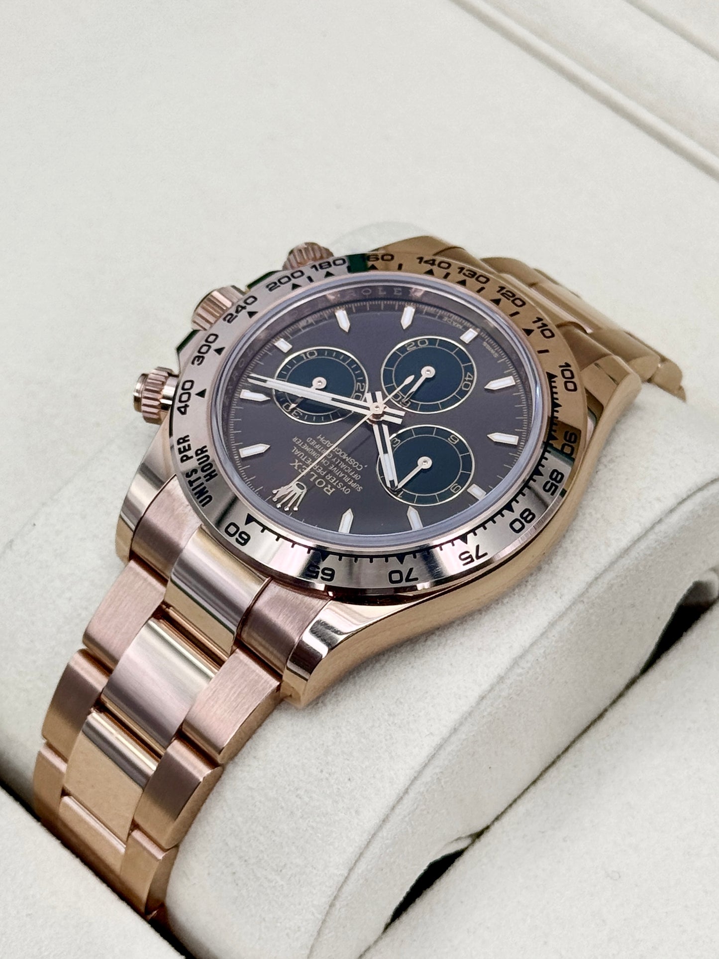 2025 Rolex Daytona 40mm 126505 Rose Gold Chocolate Dial