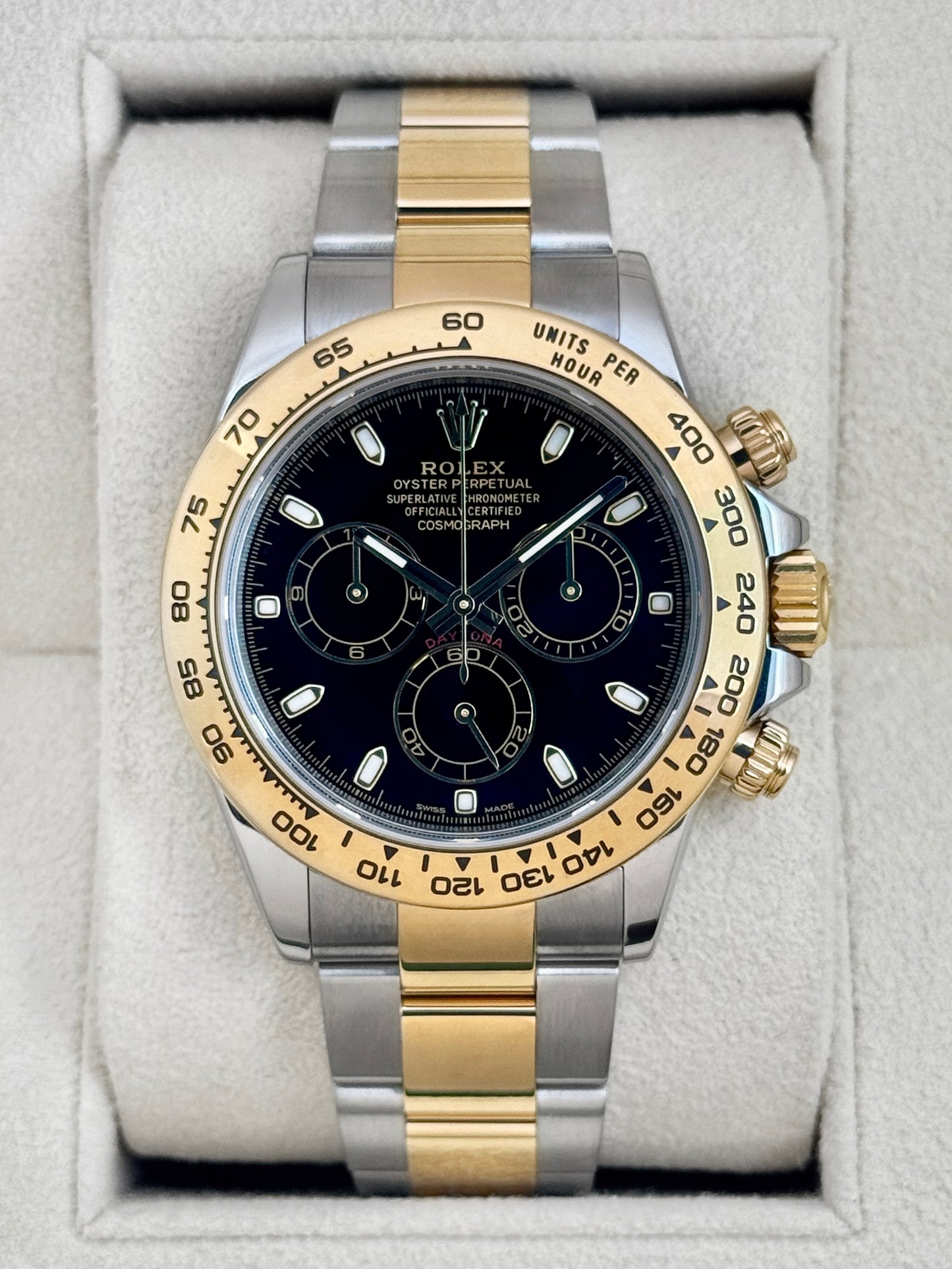 2022 Rolex Daytona 40mm 116503 Two-Tone Black Dial