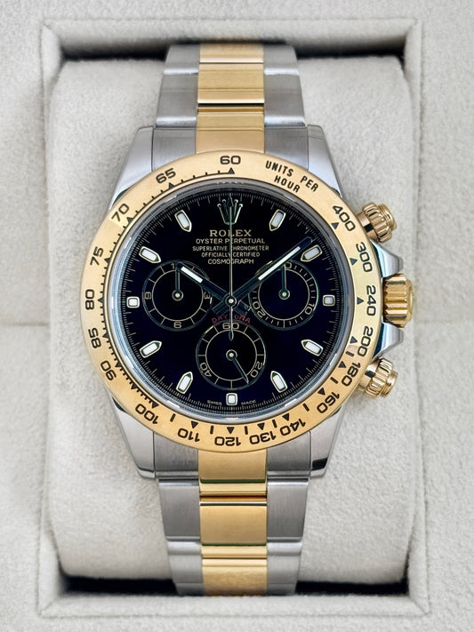 2022 Rolex Daytona 40mm 116503 Two-Tone Black Dial