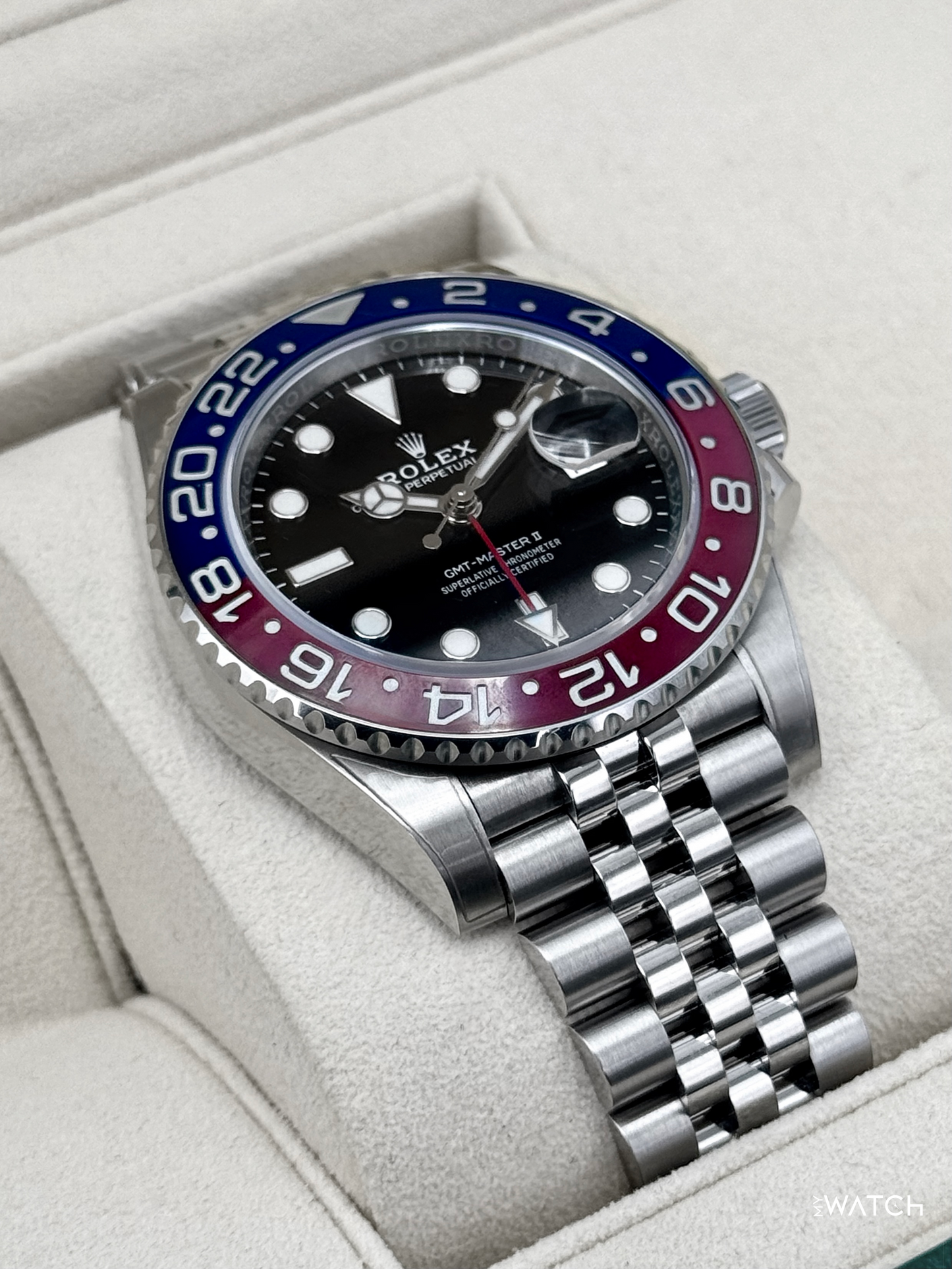 2020 Rolex GMT-Master II "Pepsi" 40mm 126710BLRO Jubilee (STICKERED) - MyWatchLLC