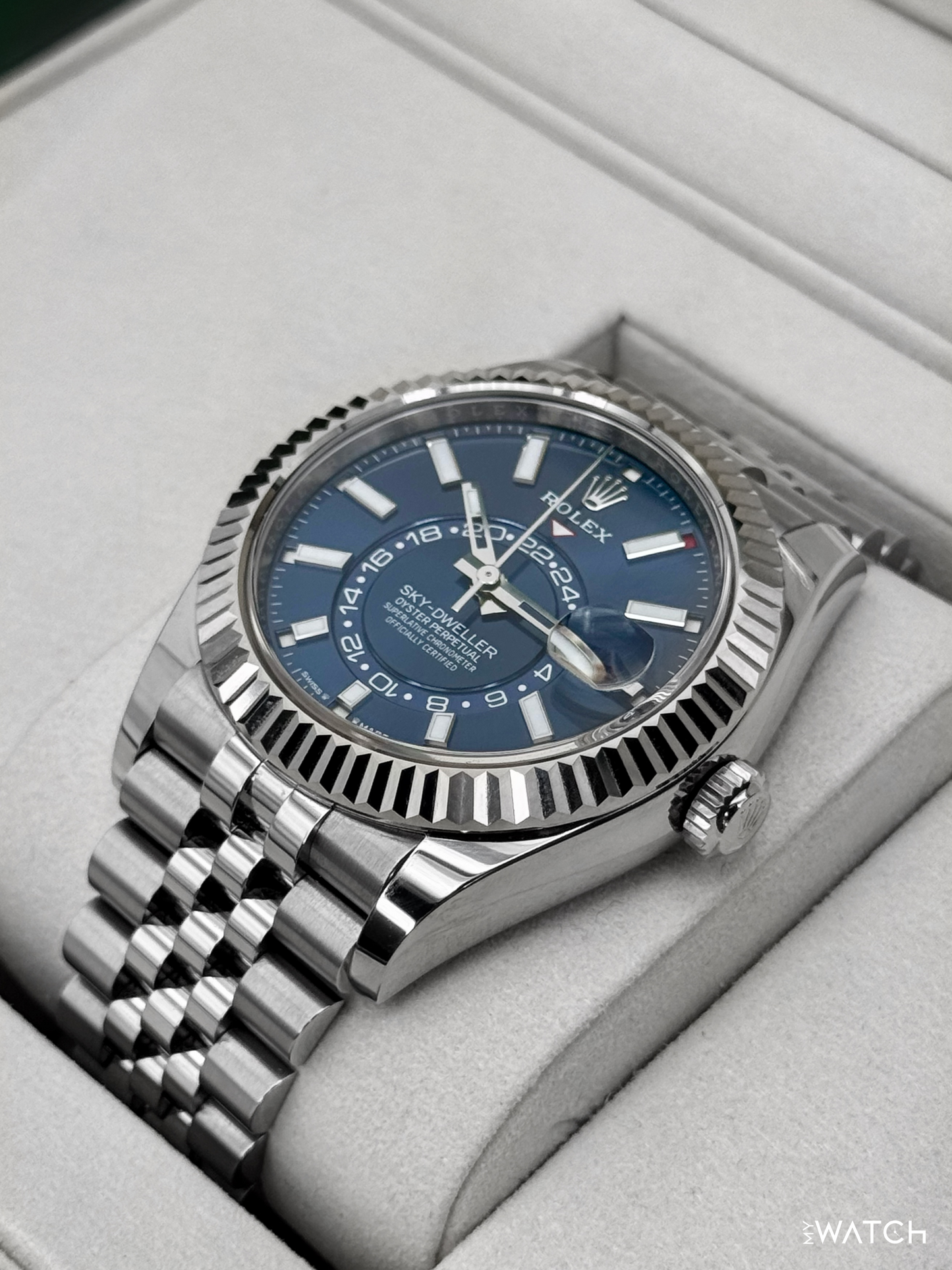 2025 Rolex Sky-Dweller 42mm 336934 Jubilee Blue Dial