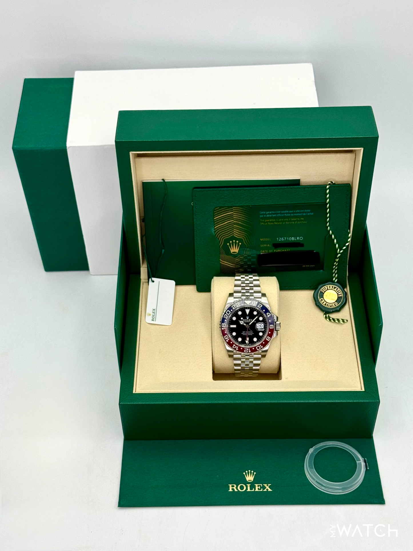 NEW 2026 Rolex GMT-Master II "Pepsi" 40mm 126710BLRO Jubilee (STICKERED) - MyWatchLLC